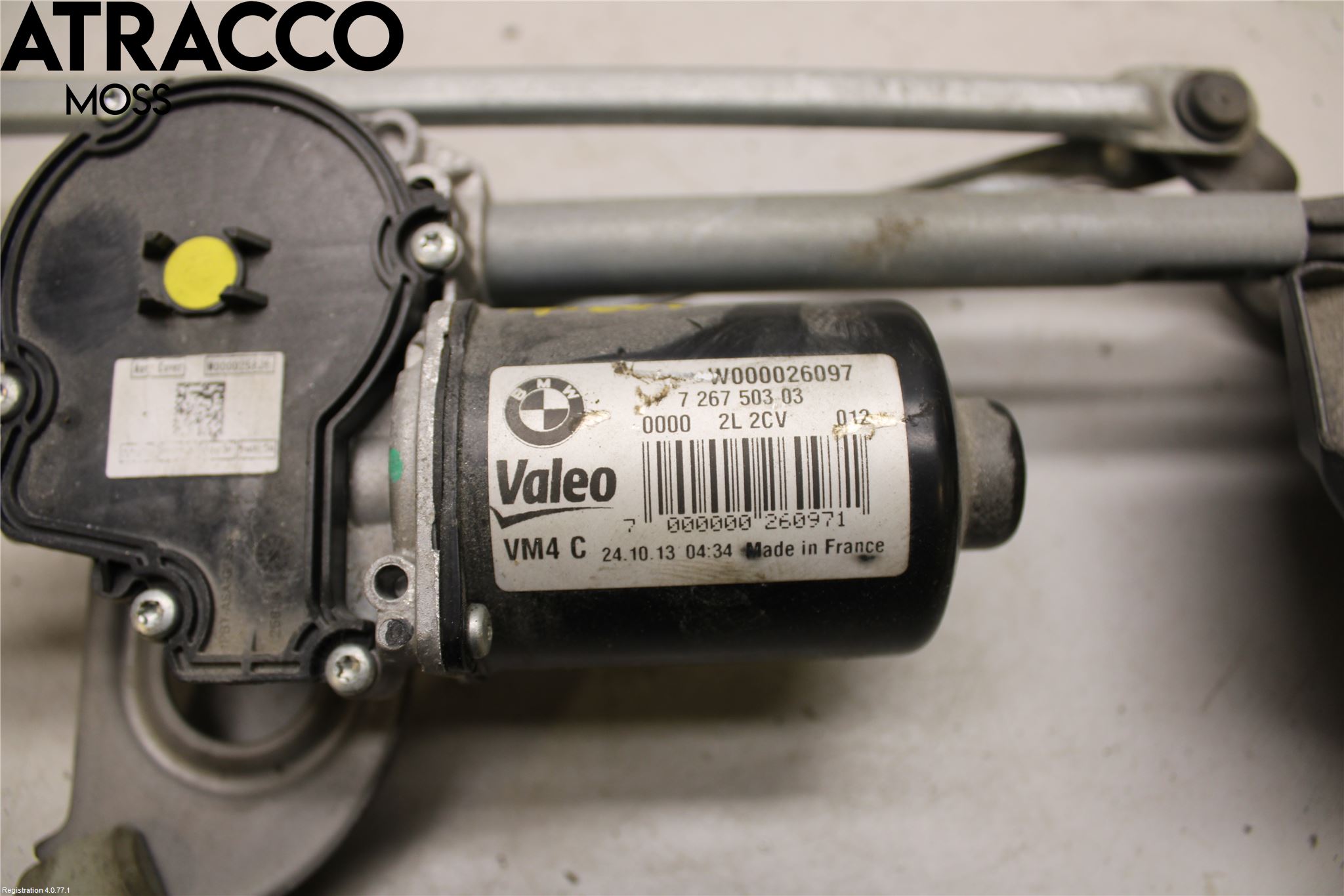 BMW 3 F30/F31/F80 12-19 Viskermotor Frontrute