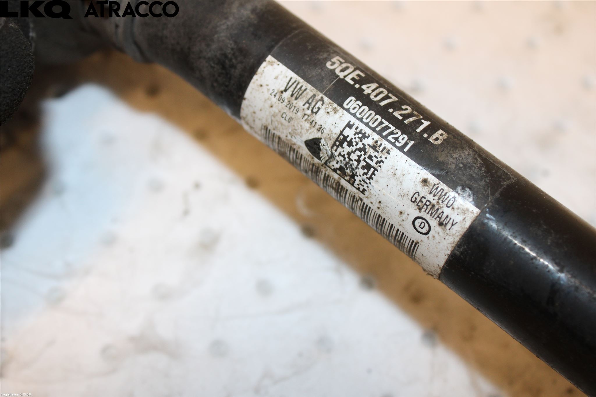 Volkswagen VW GOLF / E-GOLF VII 13-20 Drivaksel Foran Kompl Venstre