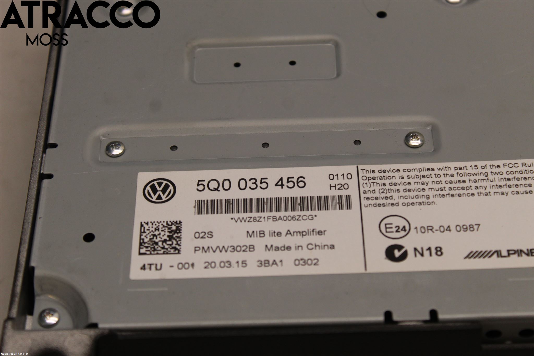 Volkswagen VW GOLF / E-GOLF VII 13-20 Stereo Forsterker