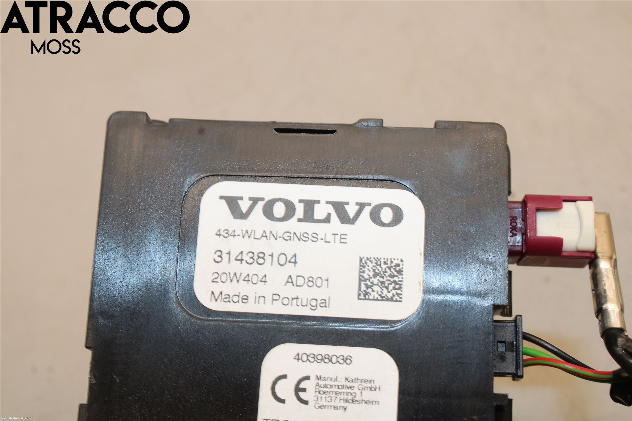 Volvo XC40/RECHARGE 18- Stereo Antenne Radio-Tv