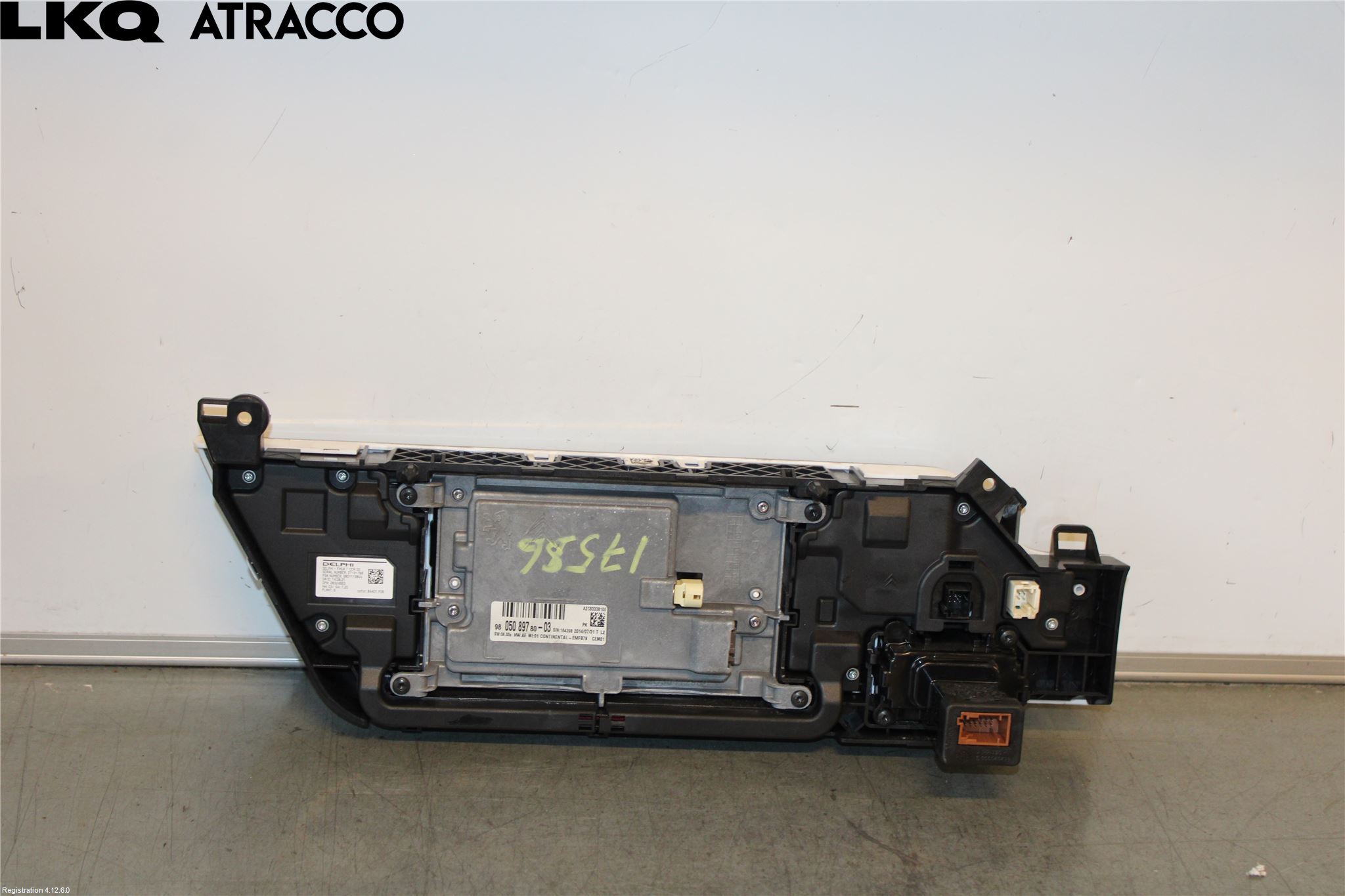 Citroen C4 GRAND PICASSO 14-18 Instr Skjerm Dvd-Gps-Ac-Tlf