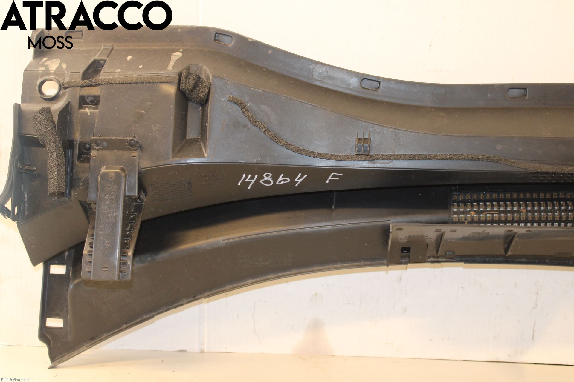 Toyota C-HR 16-23 Visker Deksel-Grill-Under Frr