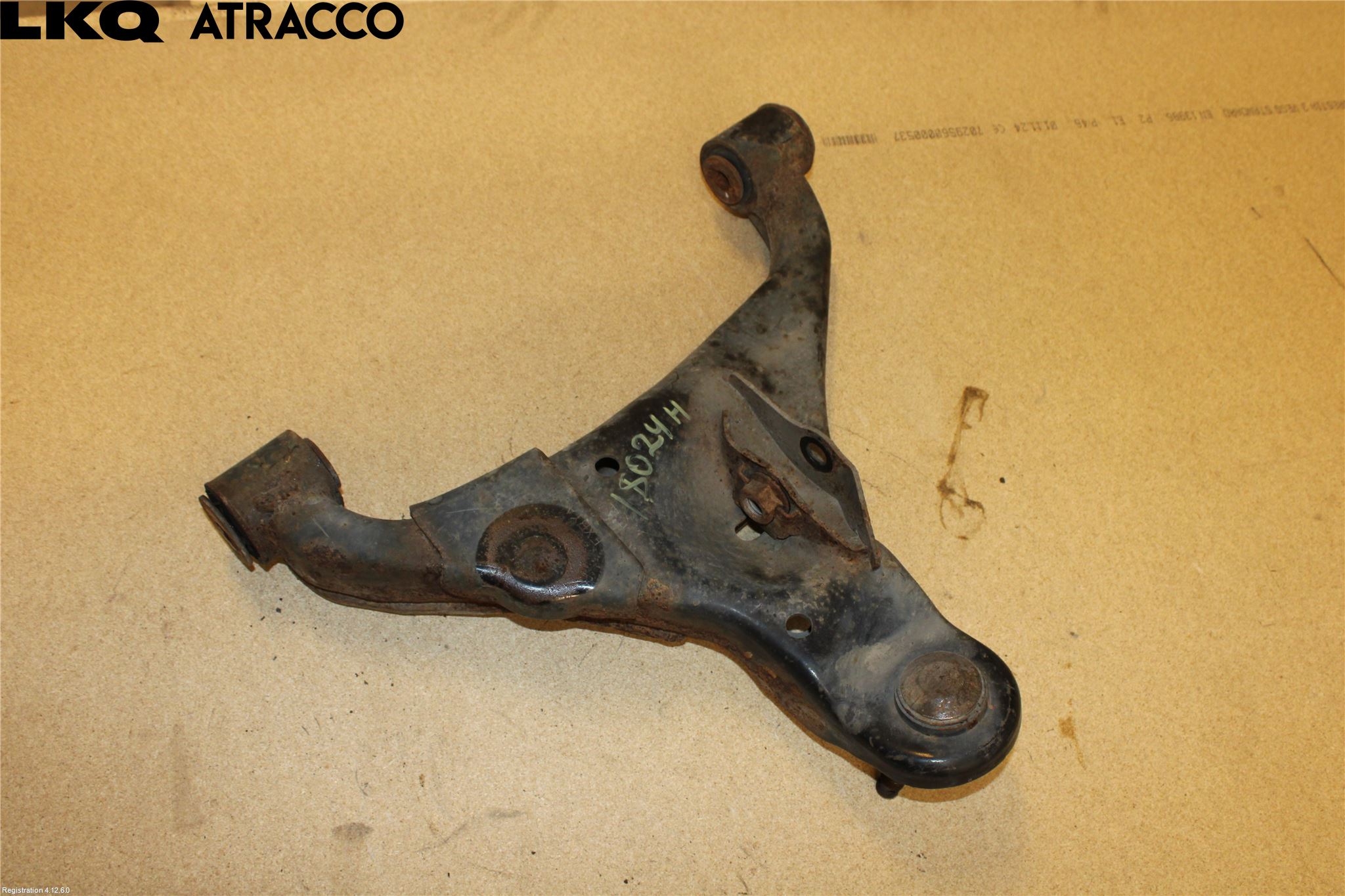 Ford RANGER EU 12-23 Bærearm Foran Høyre Nedre