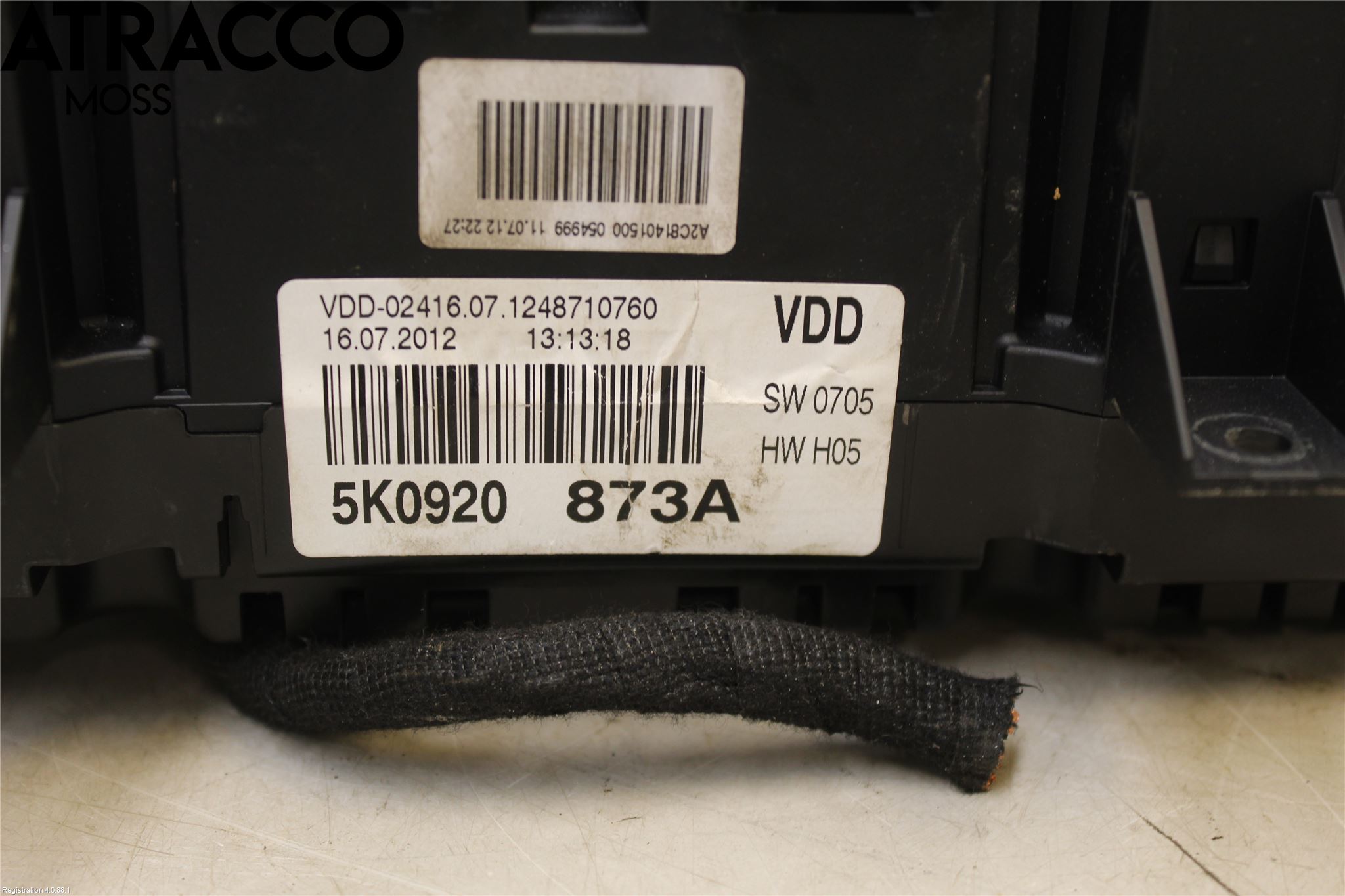 Volkswagen VW GOLF VI 09-13 Instr Kombinert