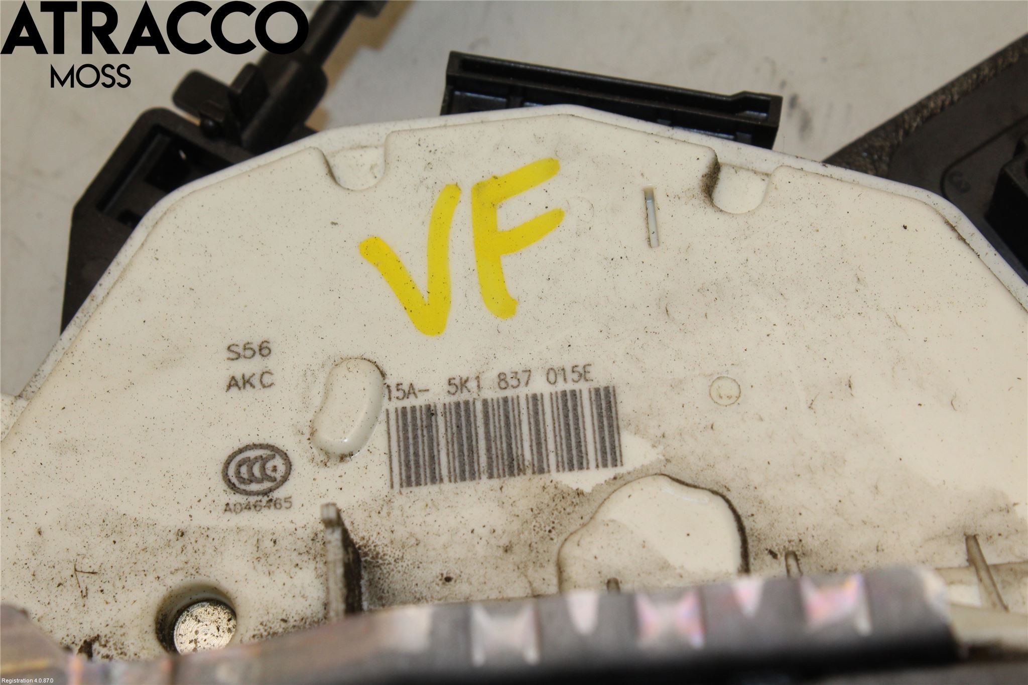 Volkswagen VW GOLF / E-GOLF VII 13-20 Dørlås - Låsekasse