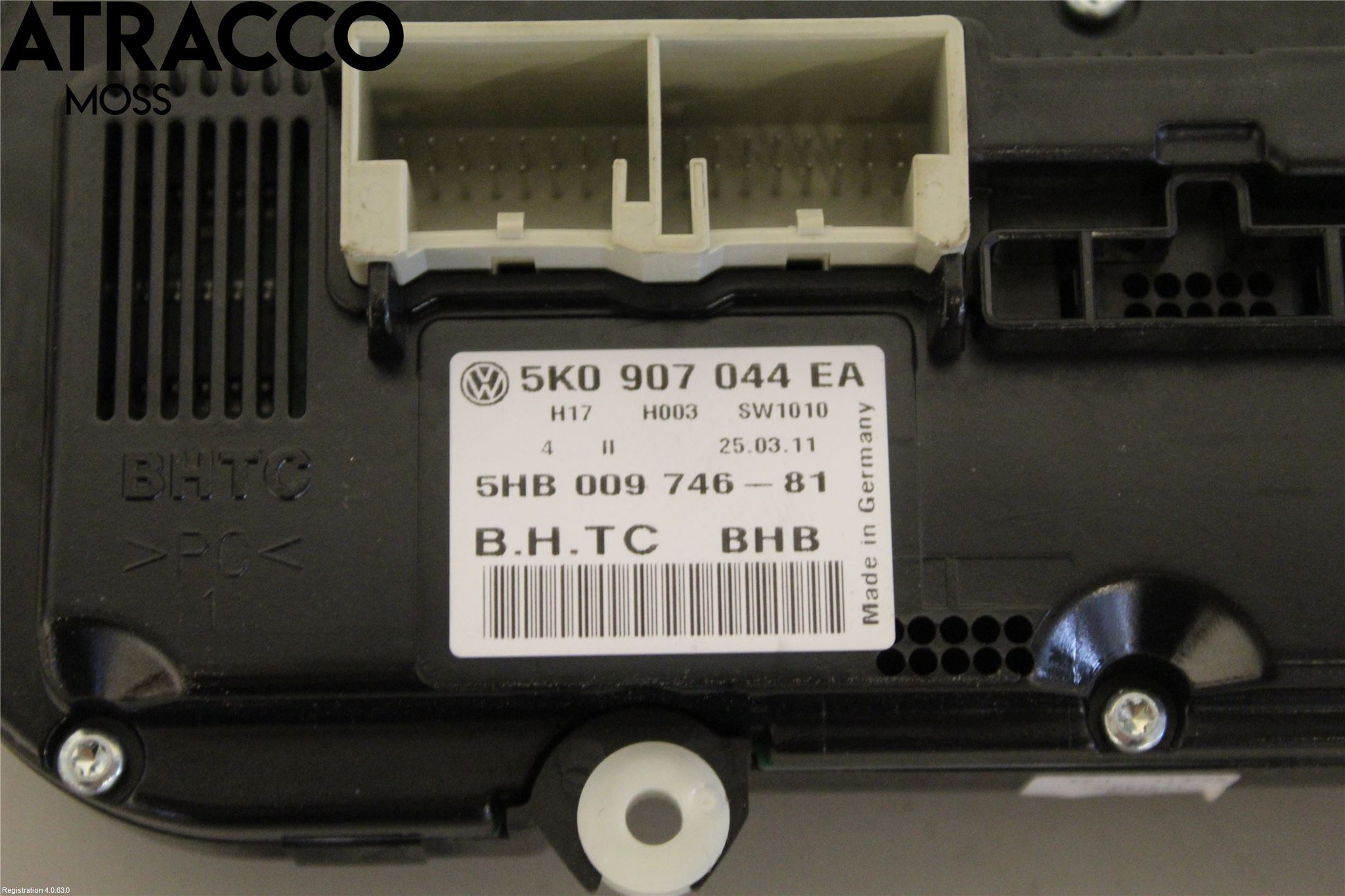 Volkswagen VW GOLF PLUS/CROSS GOLF 04-14 Varme Ac Betjening-Display