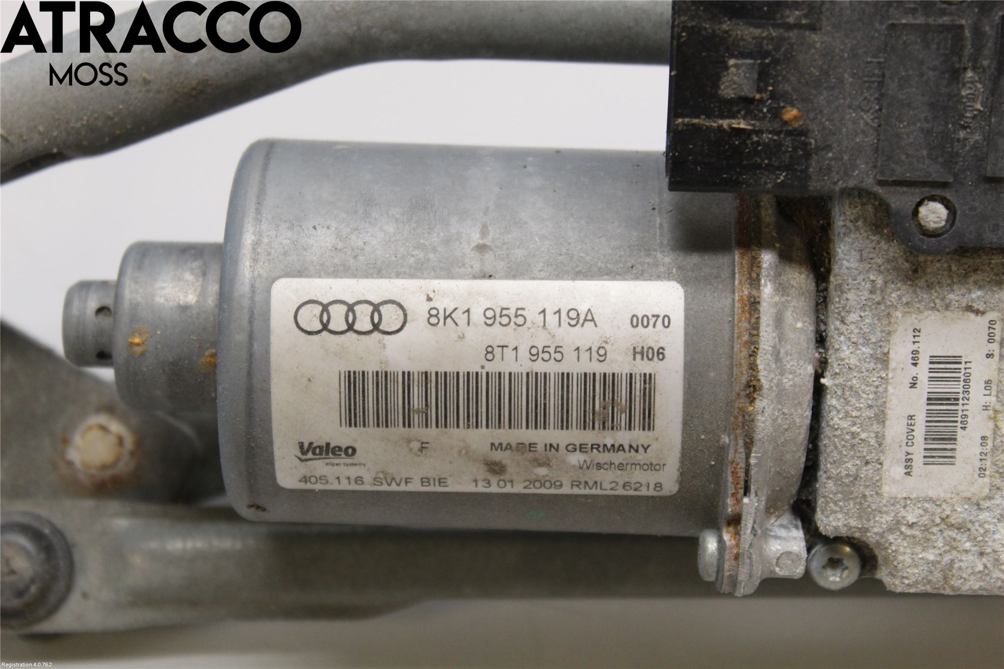 Audi A4/S4 08-11 Viskermotor Frontrute