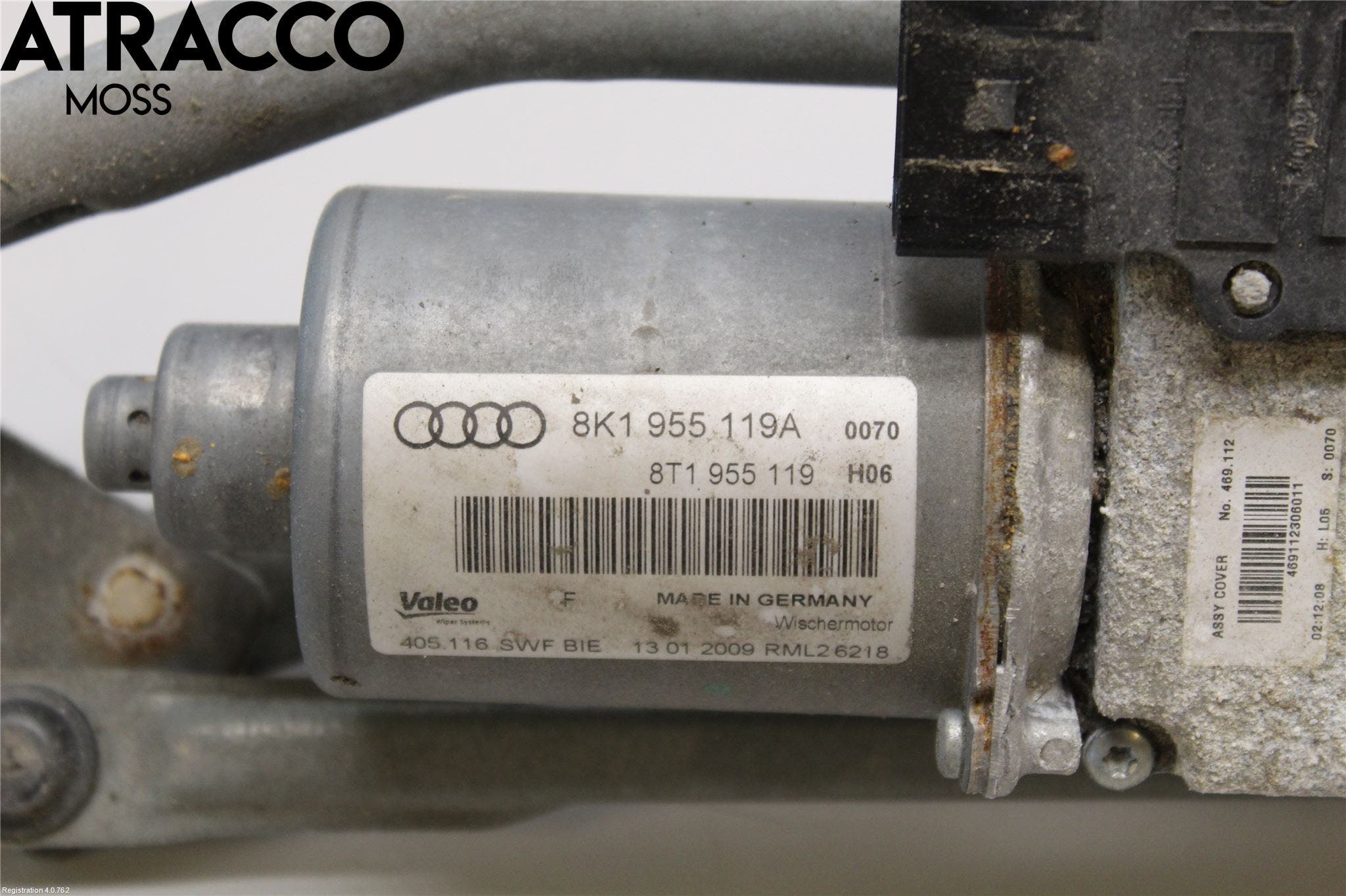 Audi A4/S4 08-11 Viskermotor Frontrute
