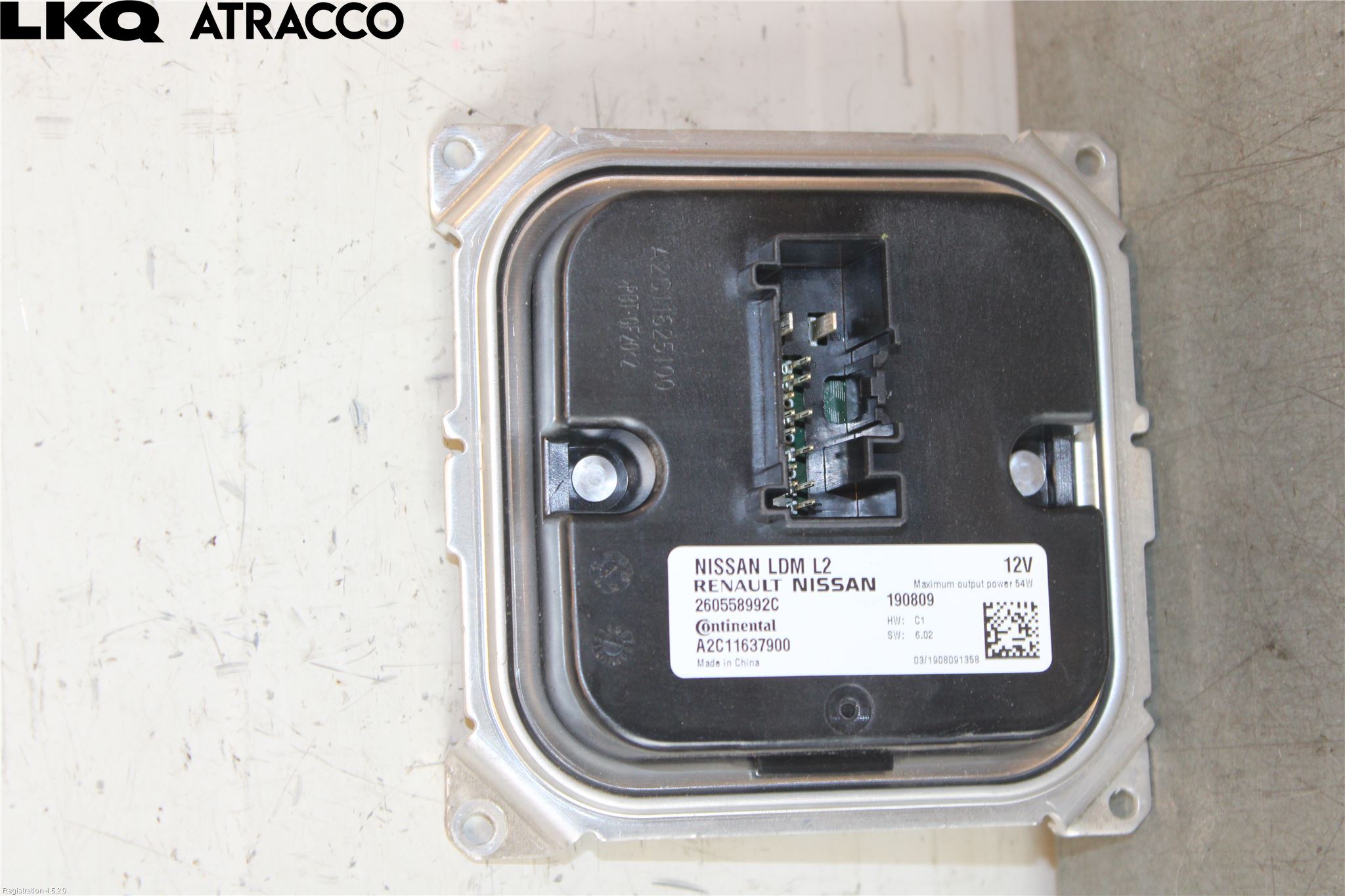 Nissan LEAF 18- Styreenhet Xenon