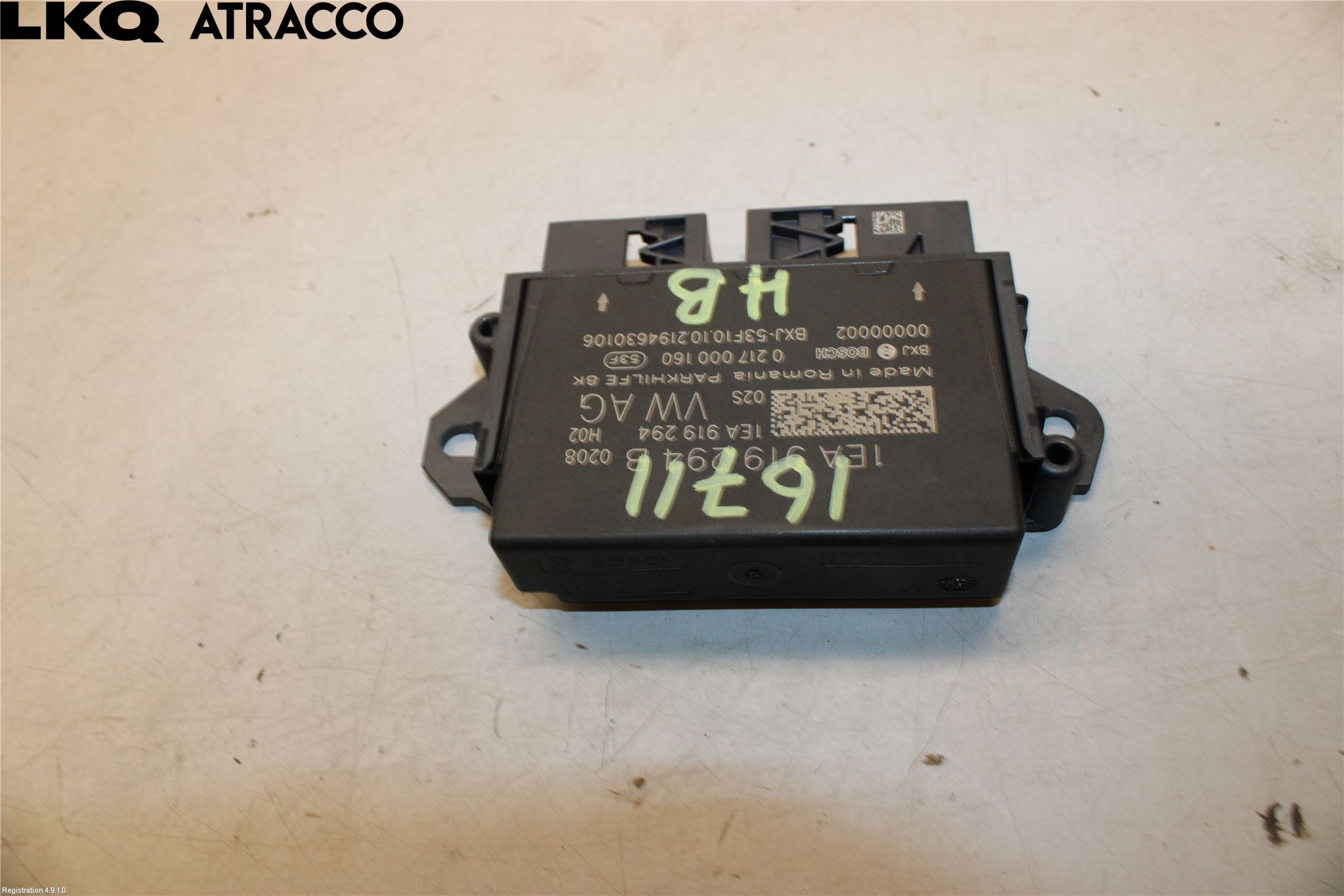 Audi Q4 E-TRON FZ 22- Styreenhet Parkering