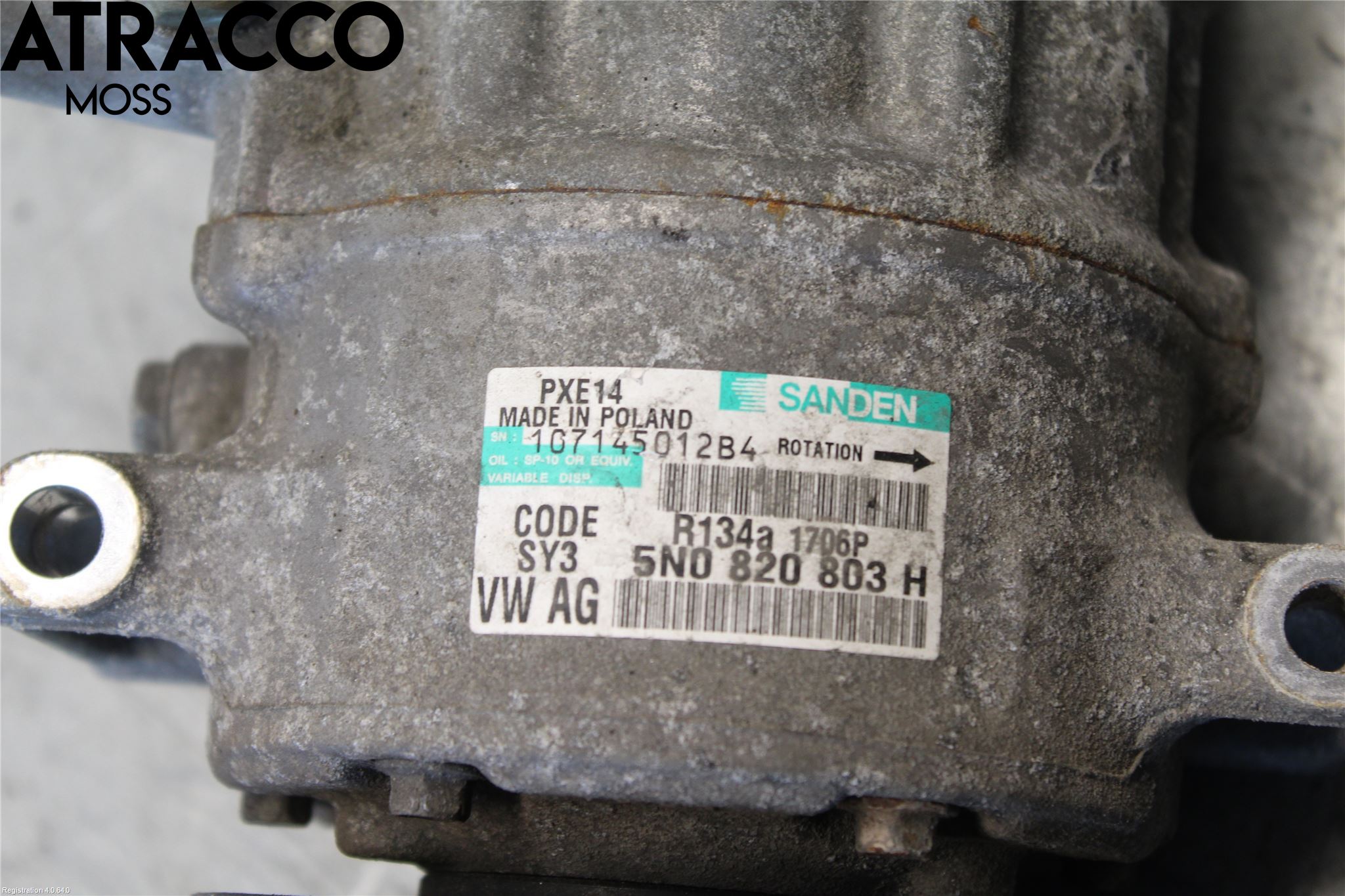 Audi Q3 8U 12-18 Varme Ac Kompressor