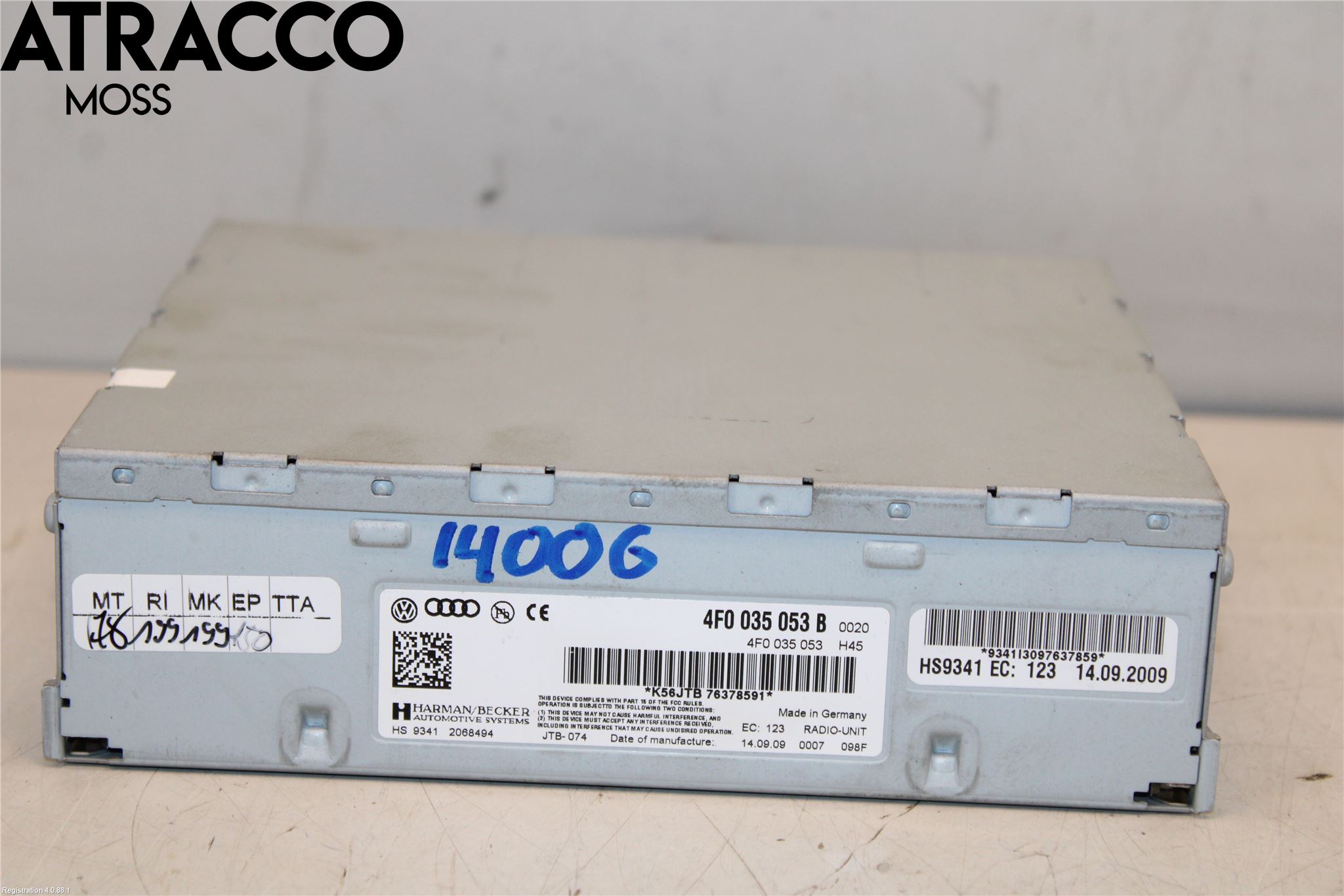 Audi A4/S4 08-11 Stereo Radio Øvrig