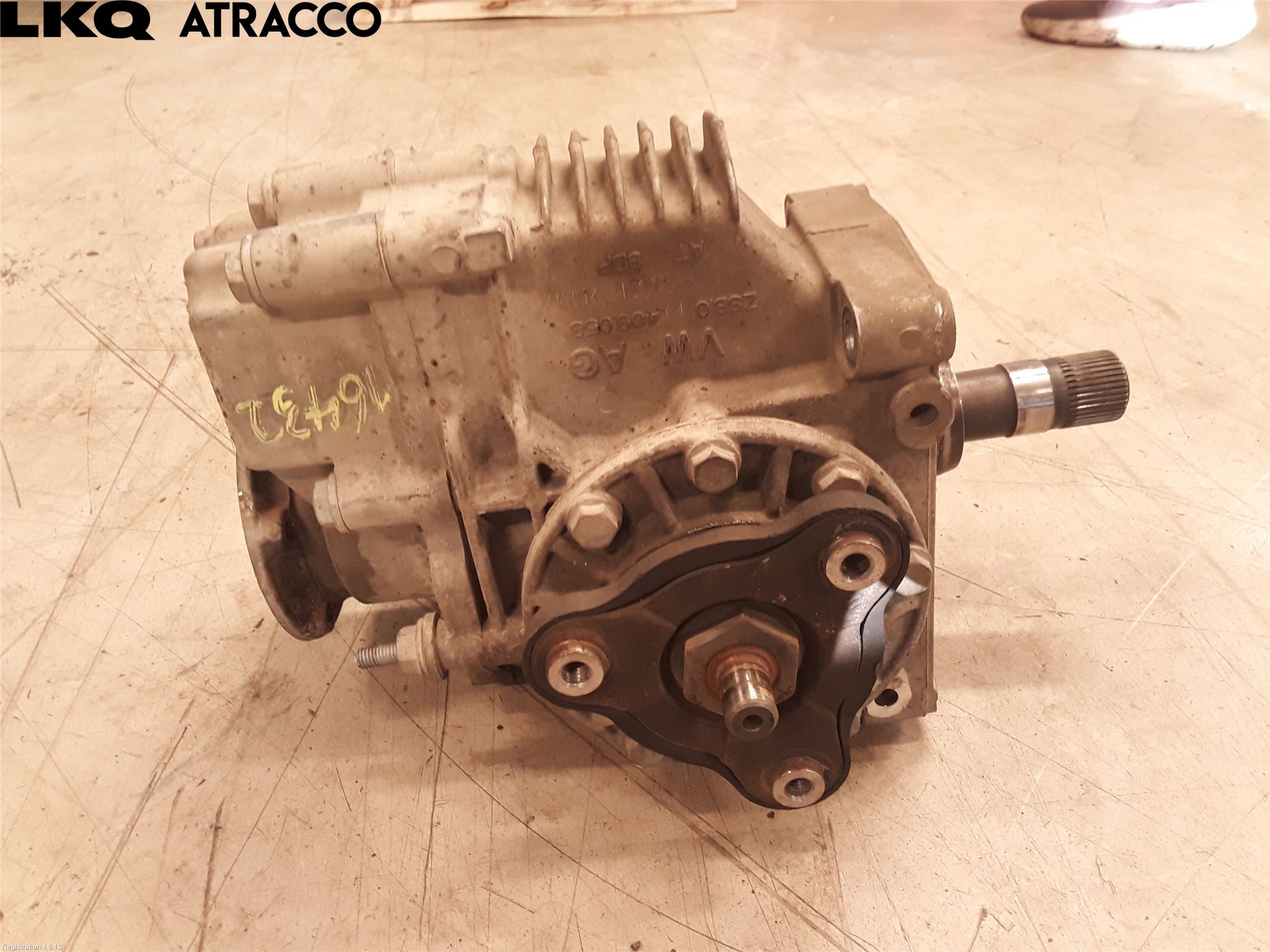 Volkswagen VW GOLF VI 09-13 Gearkasse Fordelingskasse