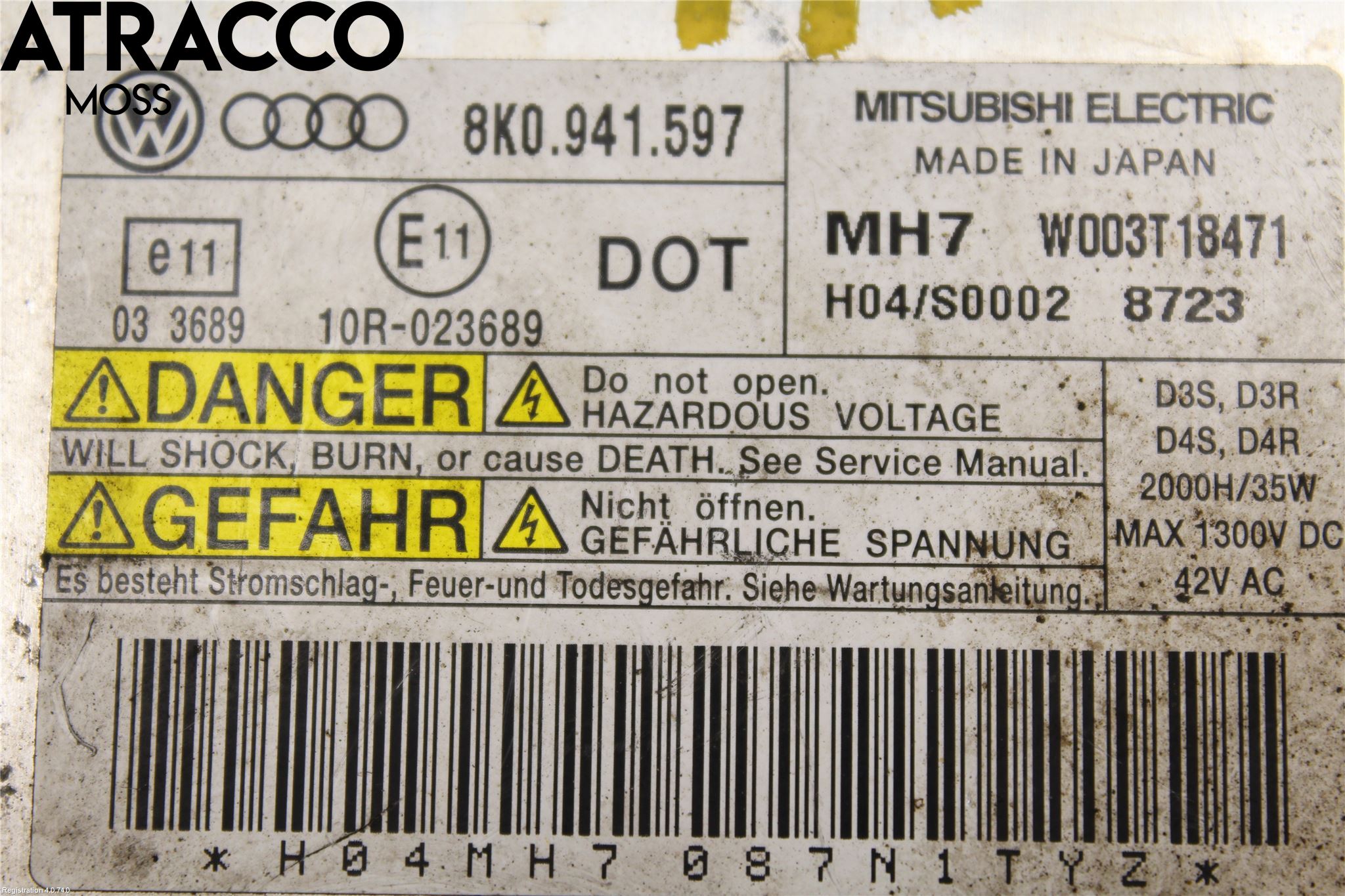 Audi A3/S3 05-13 Styreenhet Xenon