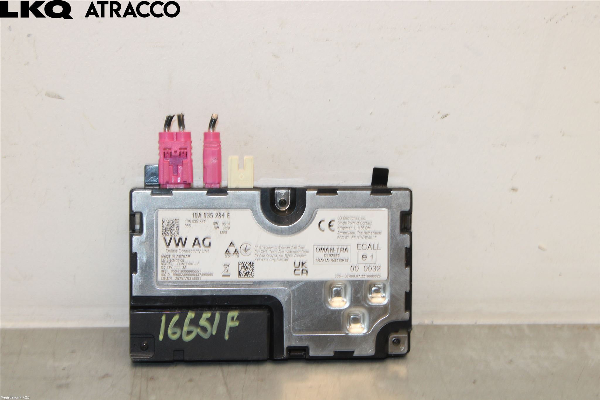 Audi Q4 E-TRON FZ 22- Styreenhet Øvrig