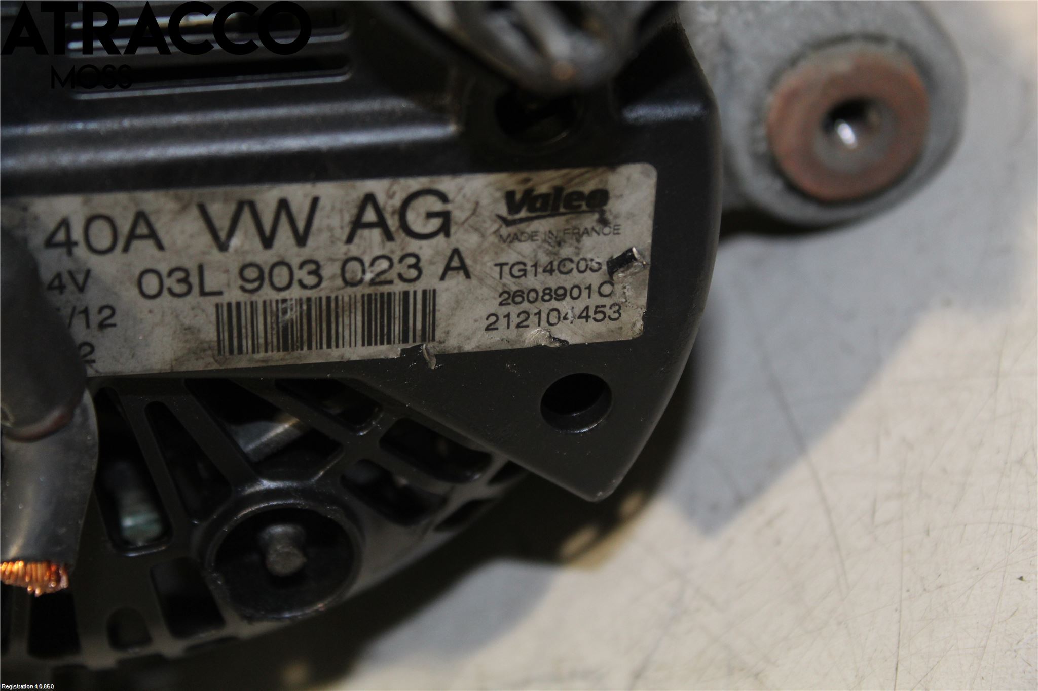 Volkswagen VW TOURAN 10-15 Dynamo