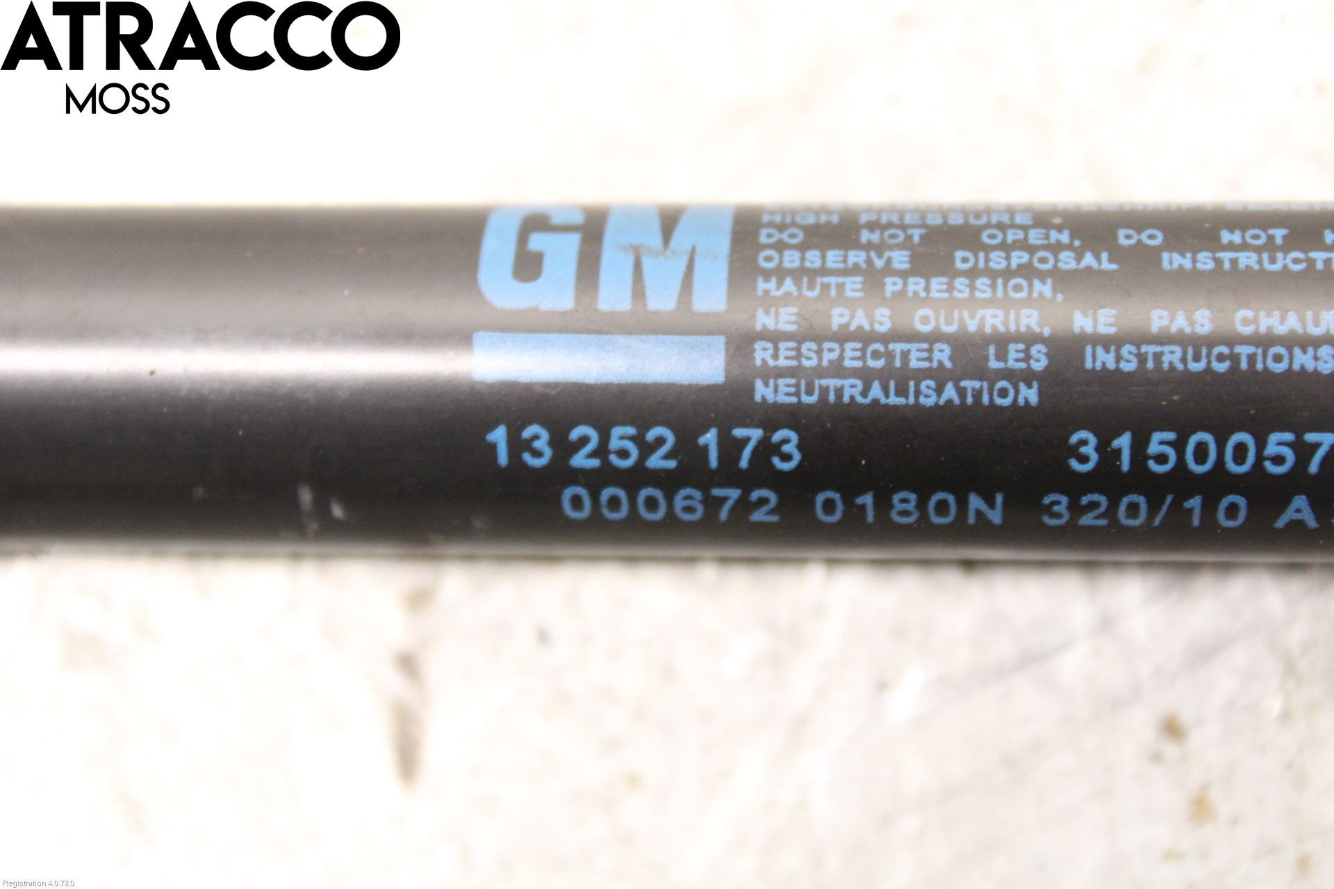 Opel INSIGNIA 09-16 Panser Demper-Gassfjær