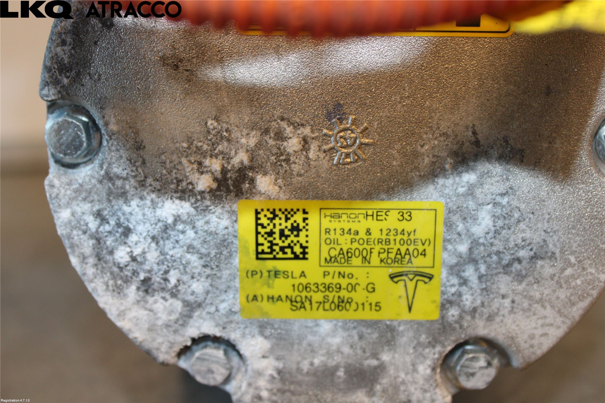 Tesla MODEL X 16- Varme Ac Kompressor