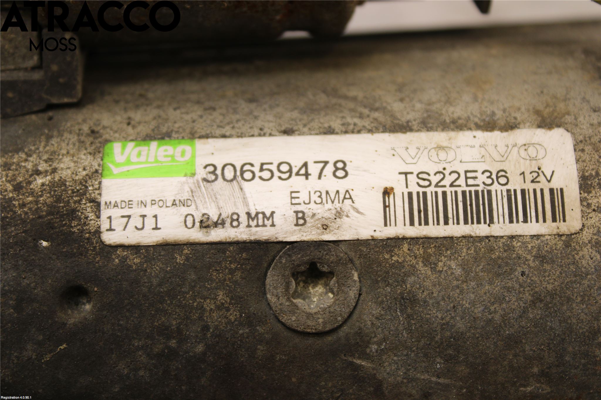 Volvo V70 08-13 Startmotor Diesel