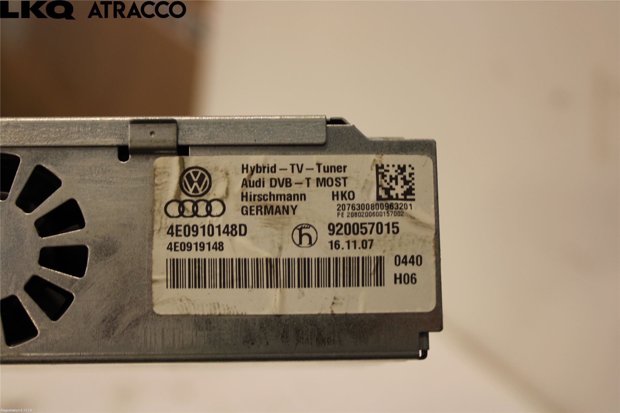 Audi A6/S6     05-11 Styreenhet Øvrig