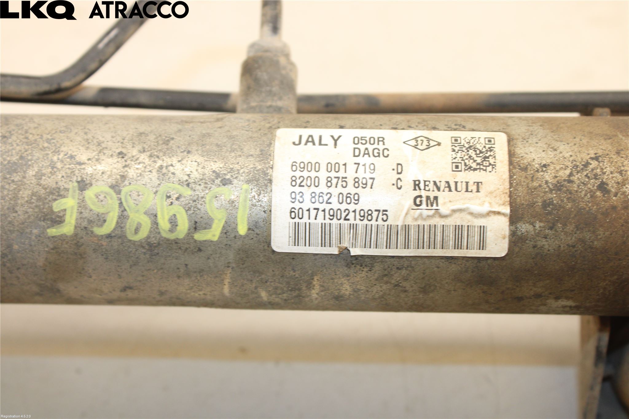 Opel VIVARO 01-14 Servo Snekke - Tannstang