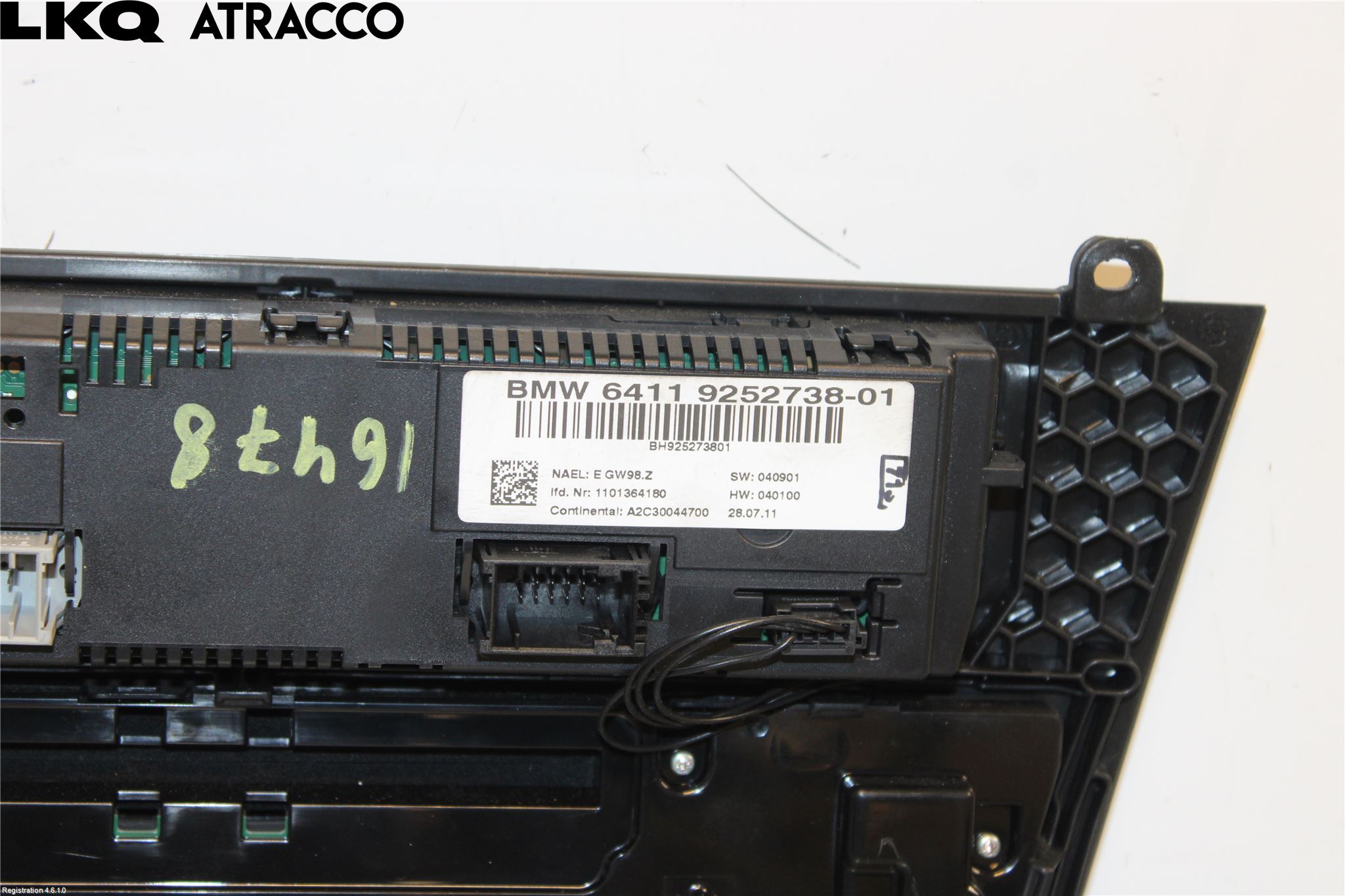 BMW X3 F25 10-17 Varme Ac Betjening-Display