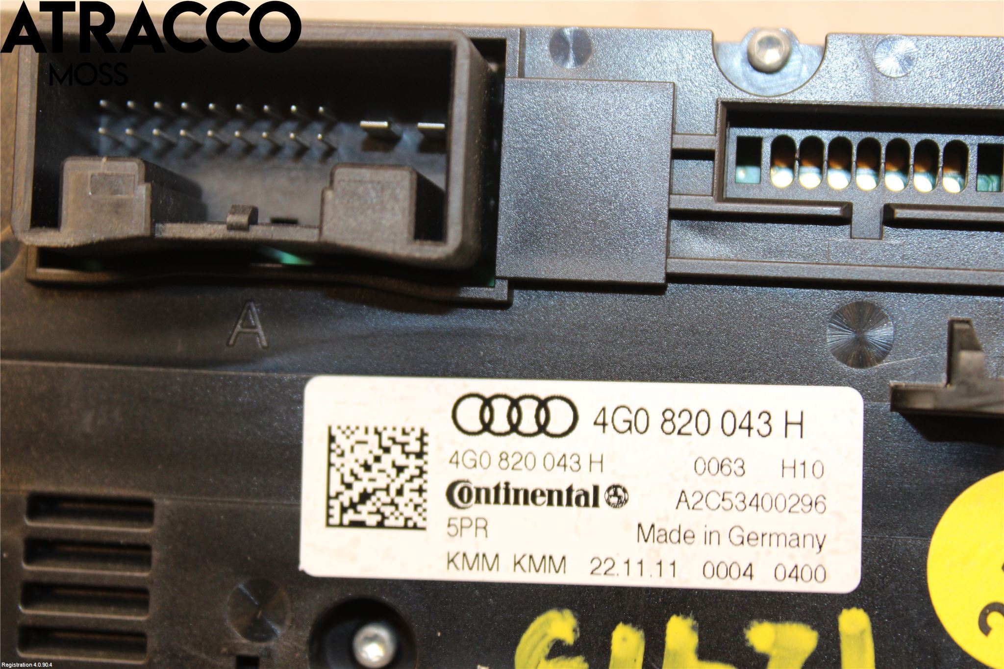 Audi A6/S6 4G 11-18 Varme Ac Betjening-Display