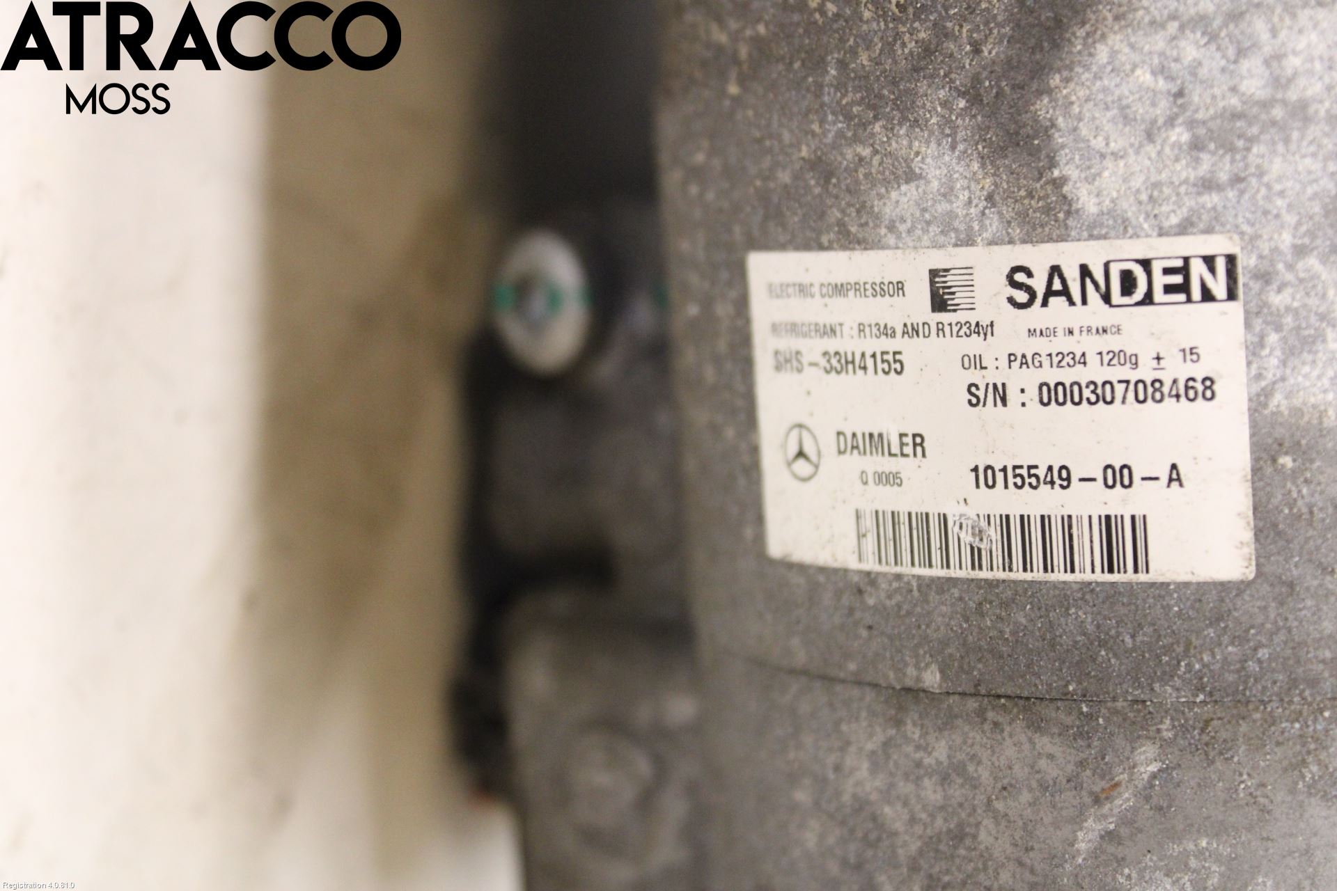 Mercedes-Benz MB B-KLASS (W246/W242) 12-19 Varme Ac Kompressor