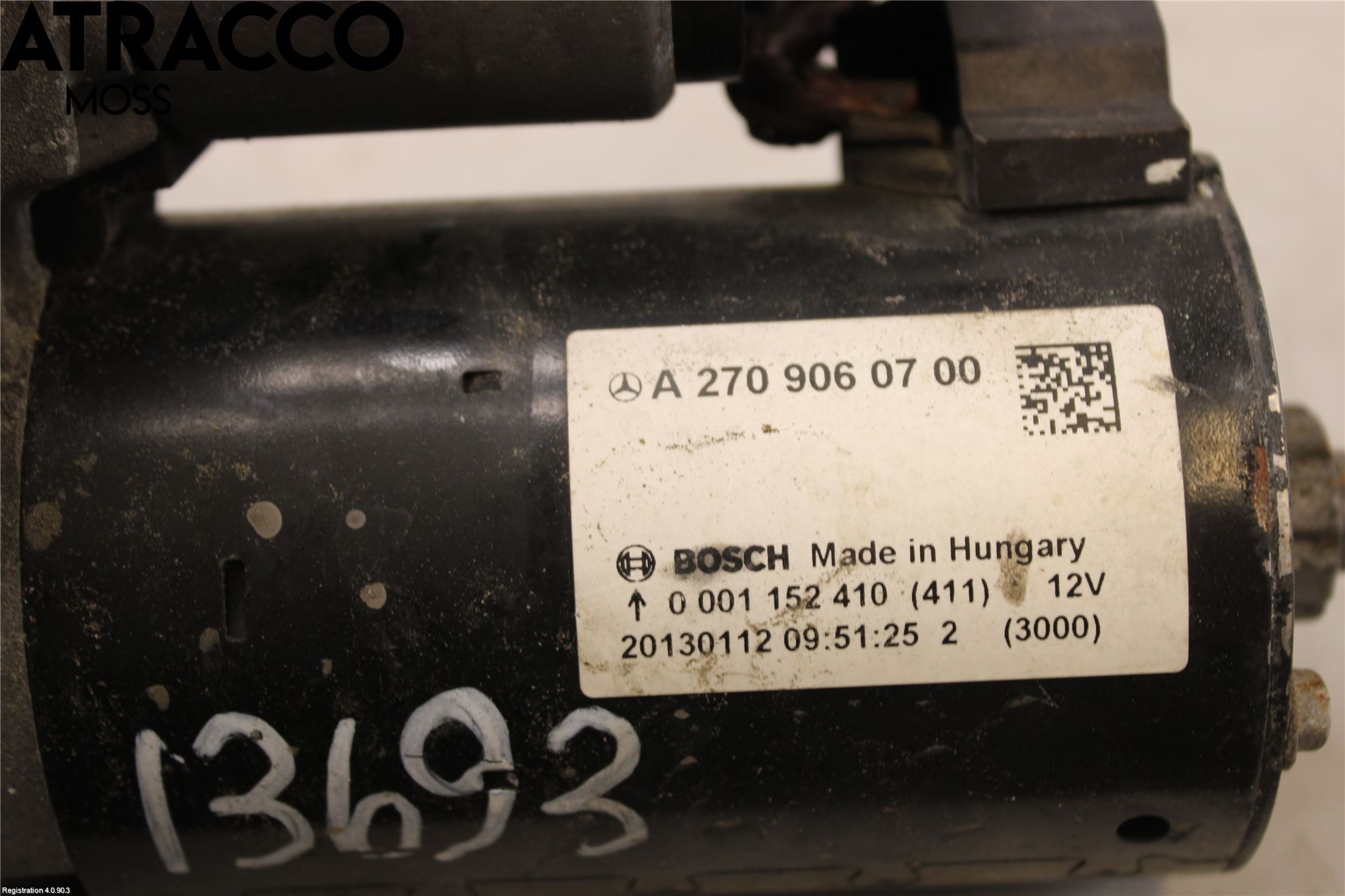 Mercedes-Benz MB A-KLASS (W176) 13-18 Startmotor