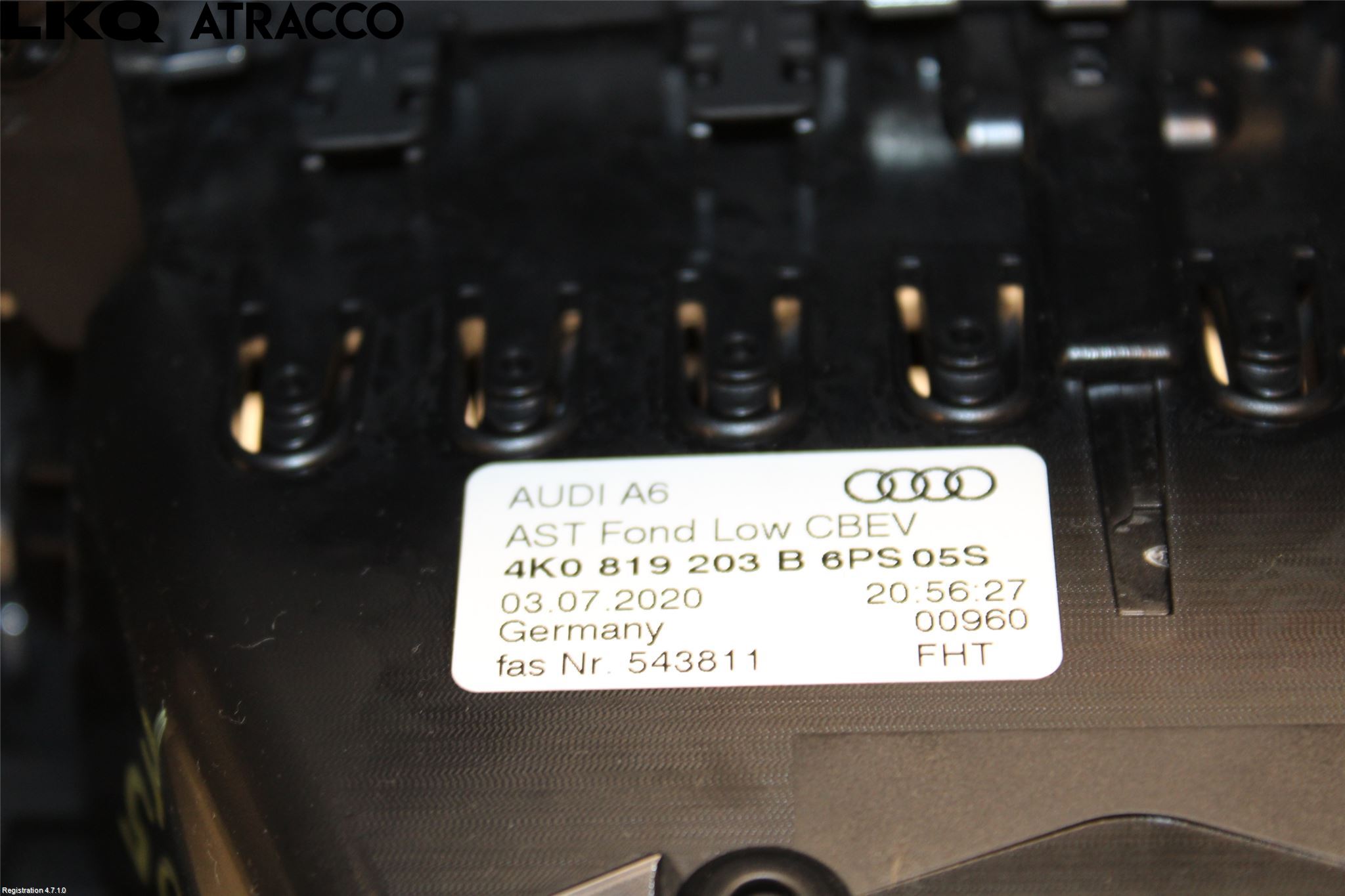 Audi E-TRON, S GE 19- Dashbord Kanal - Dyse
