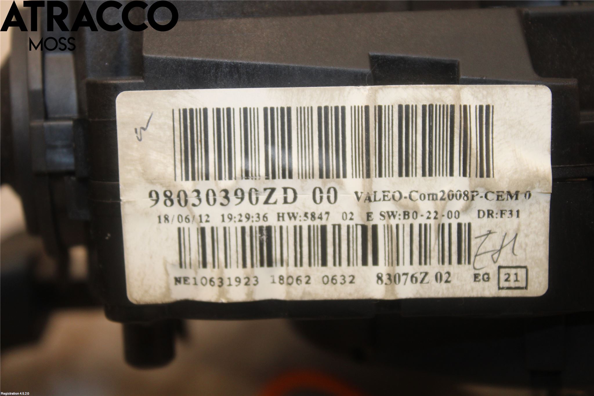 Peugeot 208 12-15 Bryter Ratt Kombi H Og V