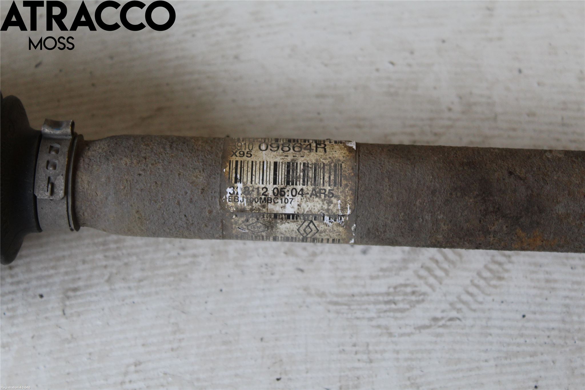 Renault SCÉNIC III / GRAND SCÉNIC 09-16 Drivaksel Foran Kompl Høyre