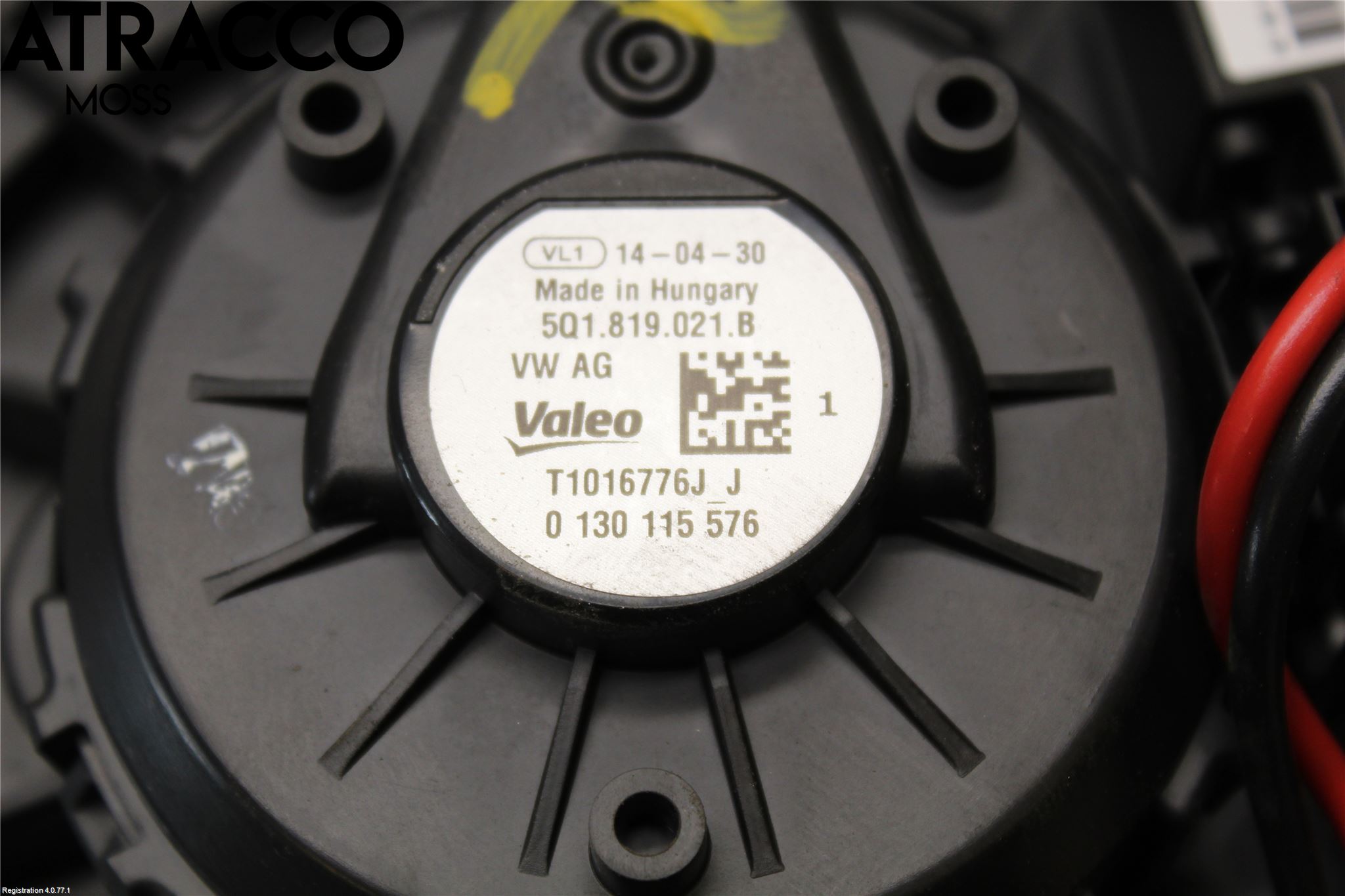 Audi A3/S3 8V 13-20 Varmeapparat Viftemotor