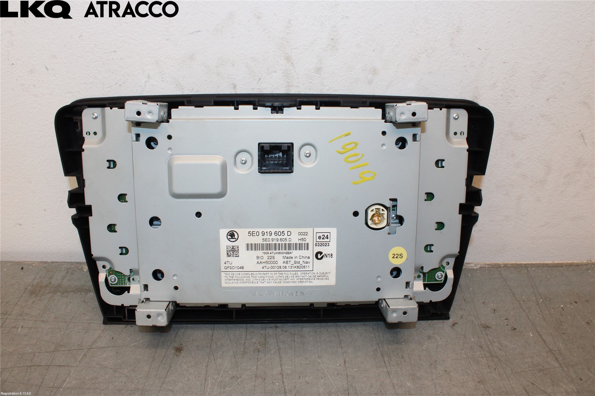 Skoda OCTAVIA (5E) 13-20 Multifunktionsdisplay