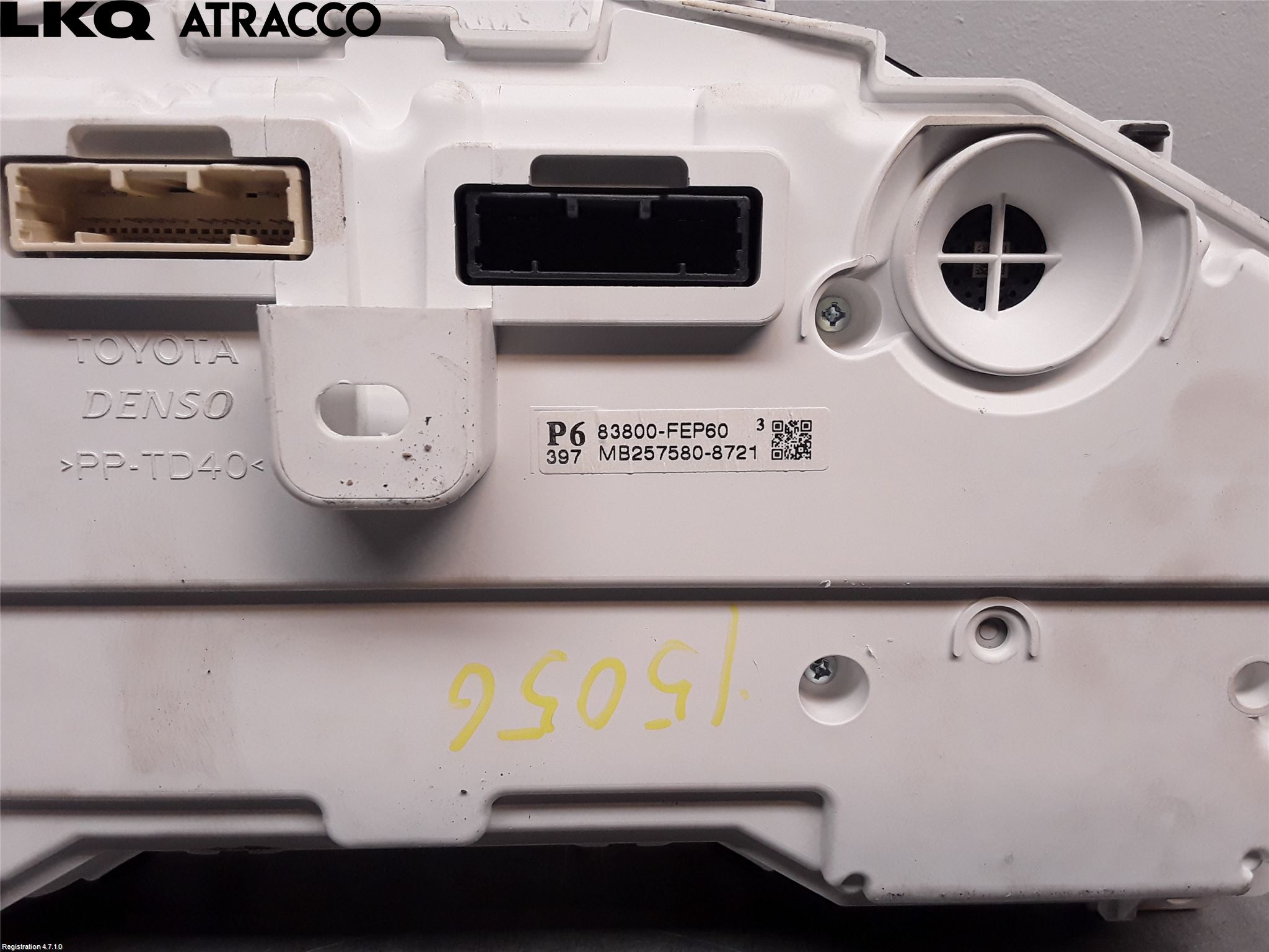 Toyota COROLLA 19- Instr Kombinert