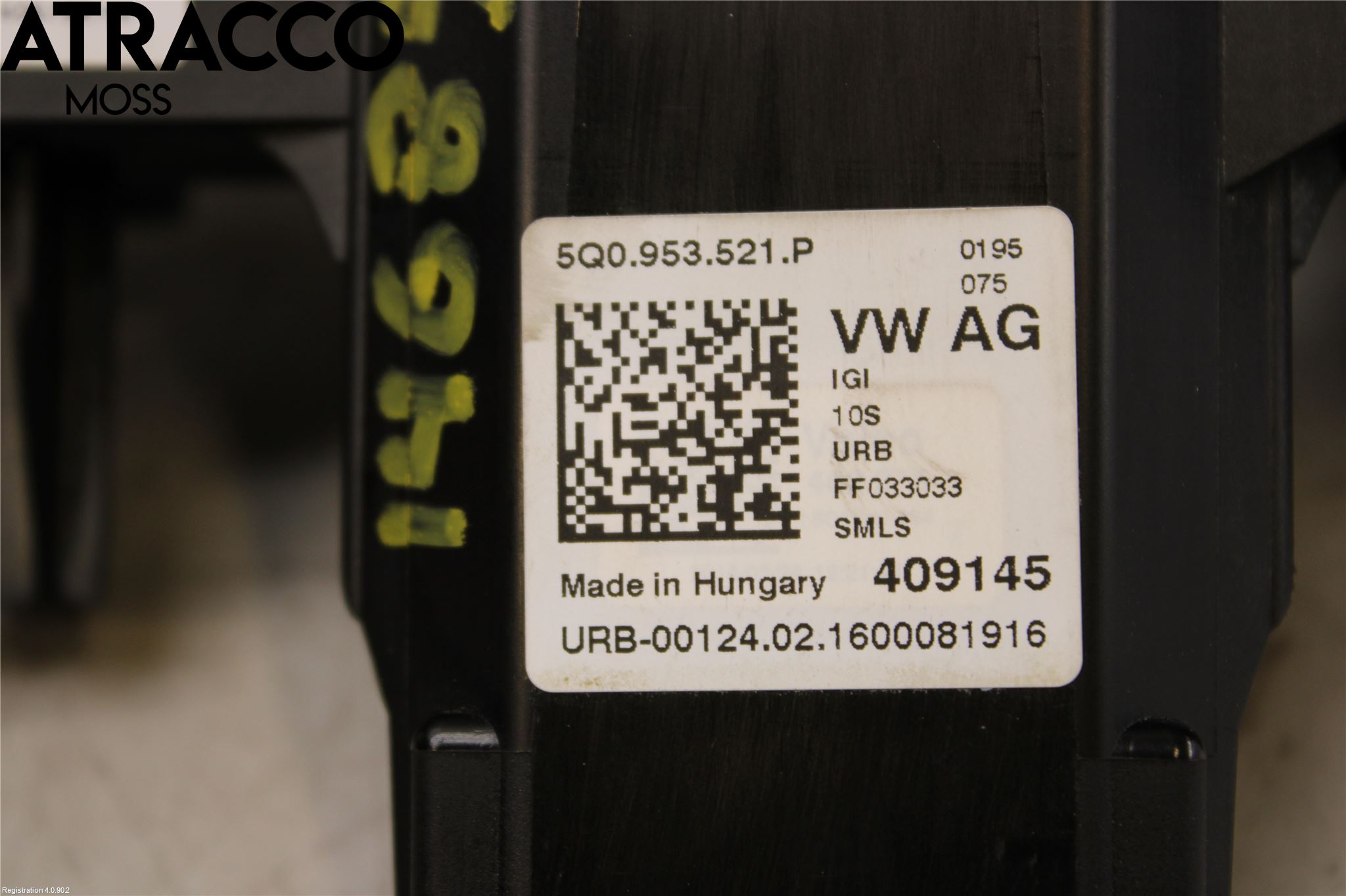 Volkswagen VW GOLF / E-GOLF VII 13-20 Bryter Ratt Kombi H Og V