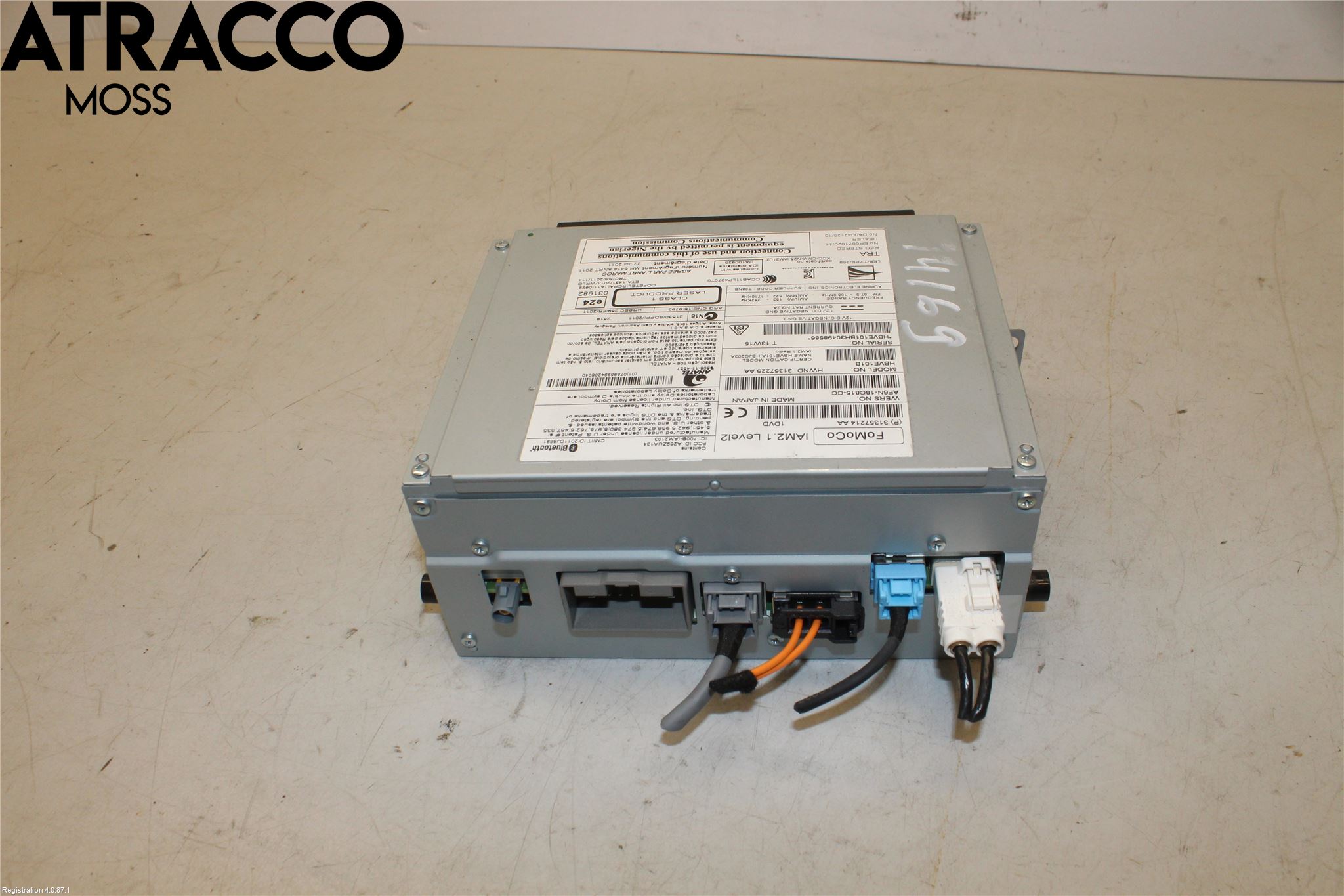 Volvo V60 14-18 Stereo Radio