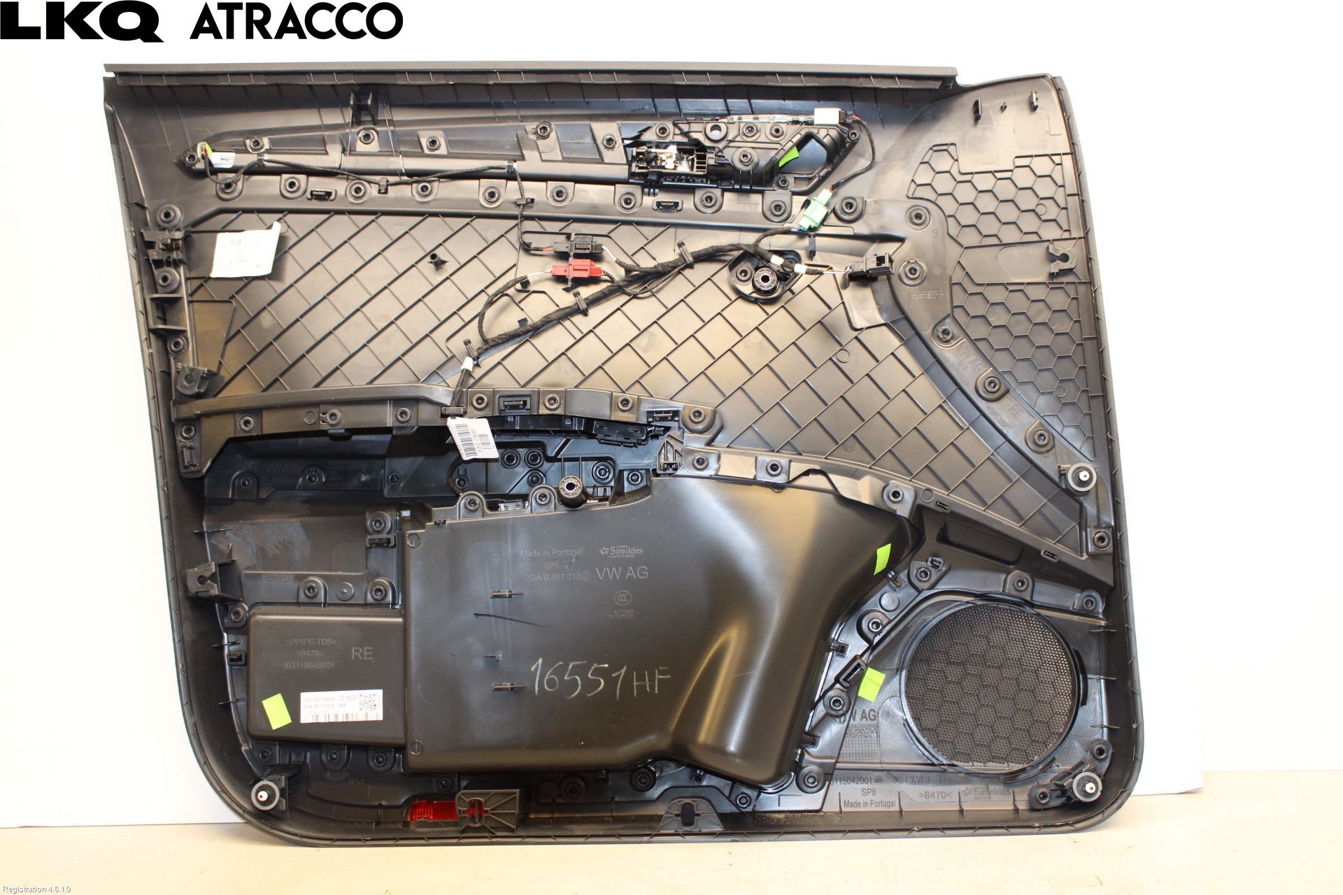 Volkswagen VW T-ROC 18- Innr Dørtrekk Høyre