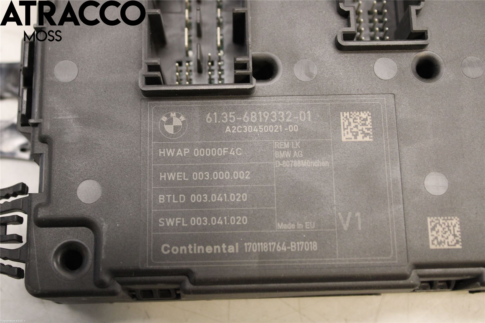 BMW 1 F20/F21 11-19 Styreenhet Øvrig