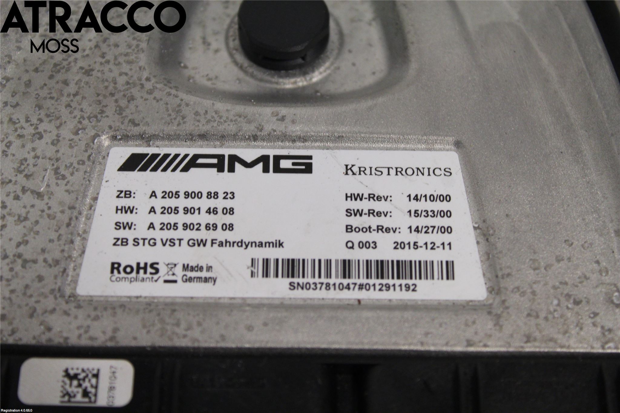 Mercedes-Benz MB C-KLASS (W205) 14-21 Styreenhet Fjæring