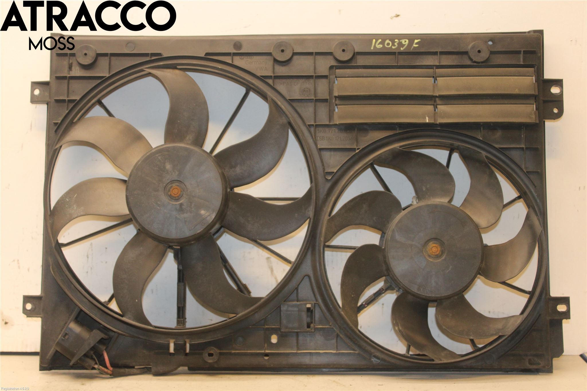 Volkswagen VW PASSAT 11-14 Kjølevifte Elektrisk