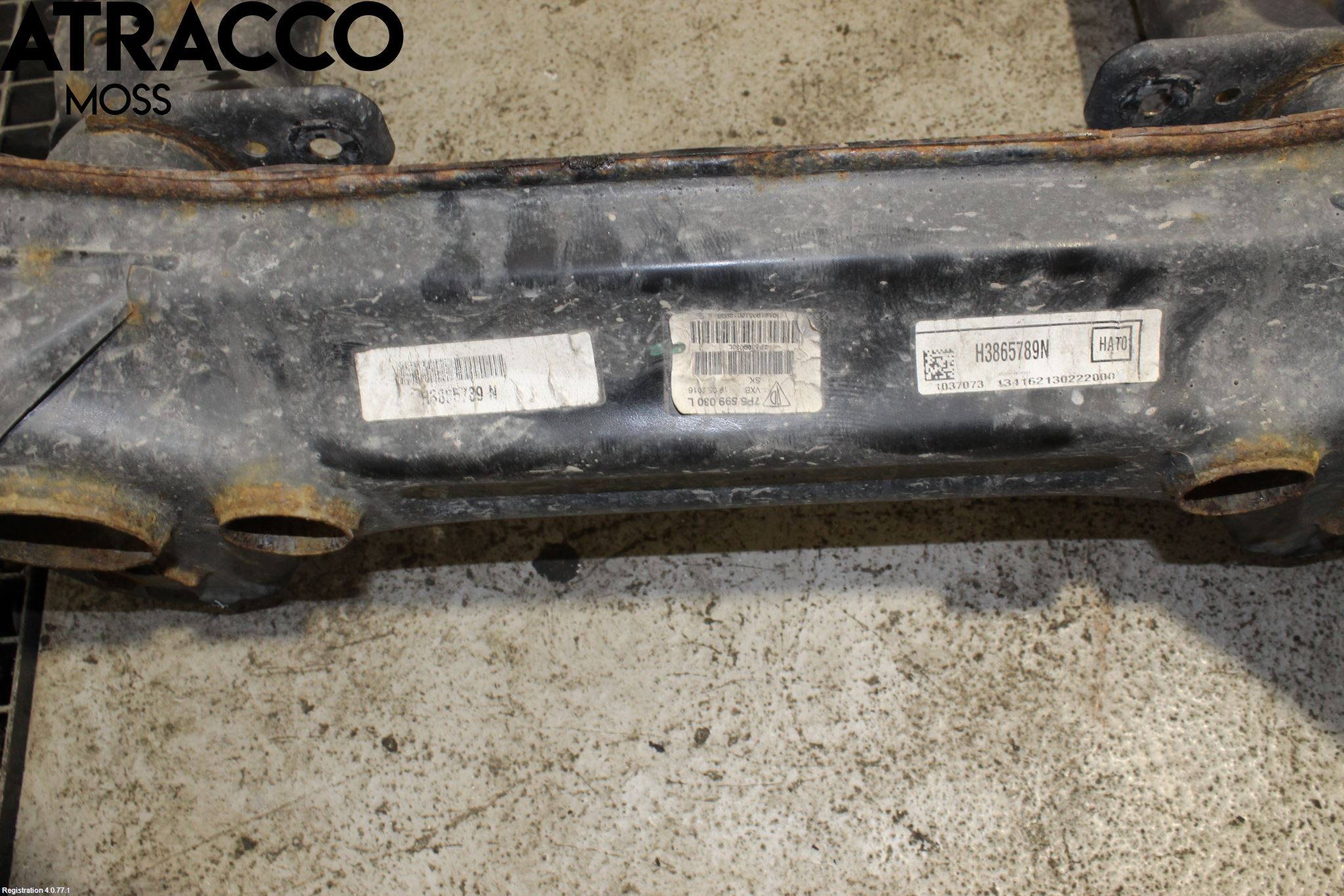 Porsche CAYENNE 03- Bakaksel Feste Travers-Ramme