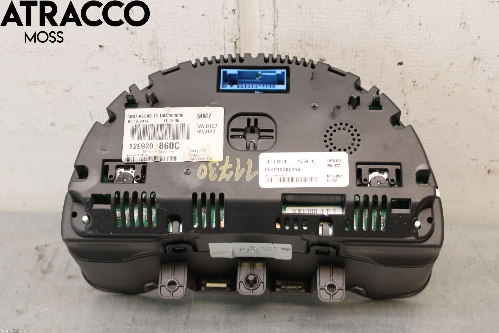 Volkswagen VW UP! / E-UP! Instr Kombinert