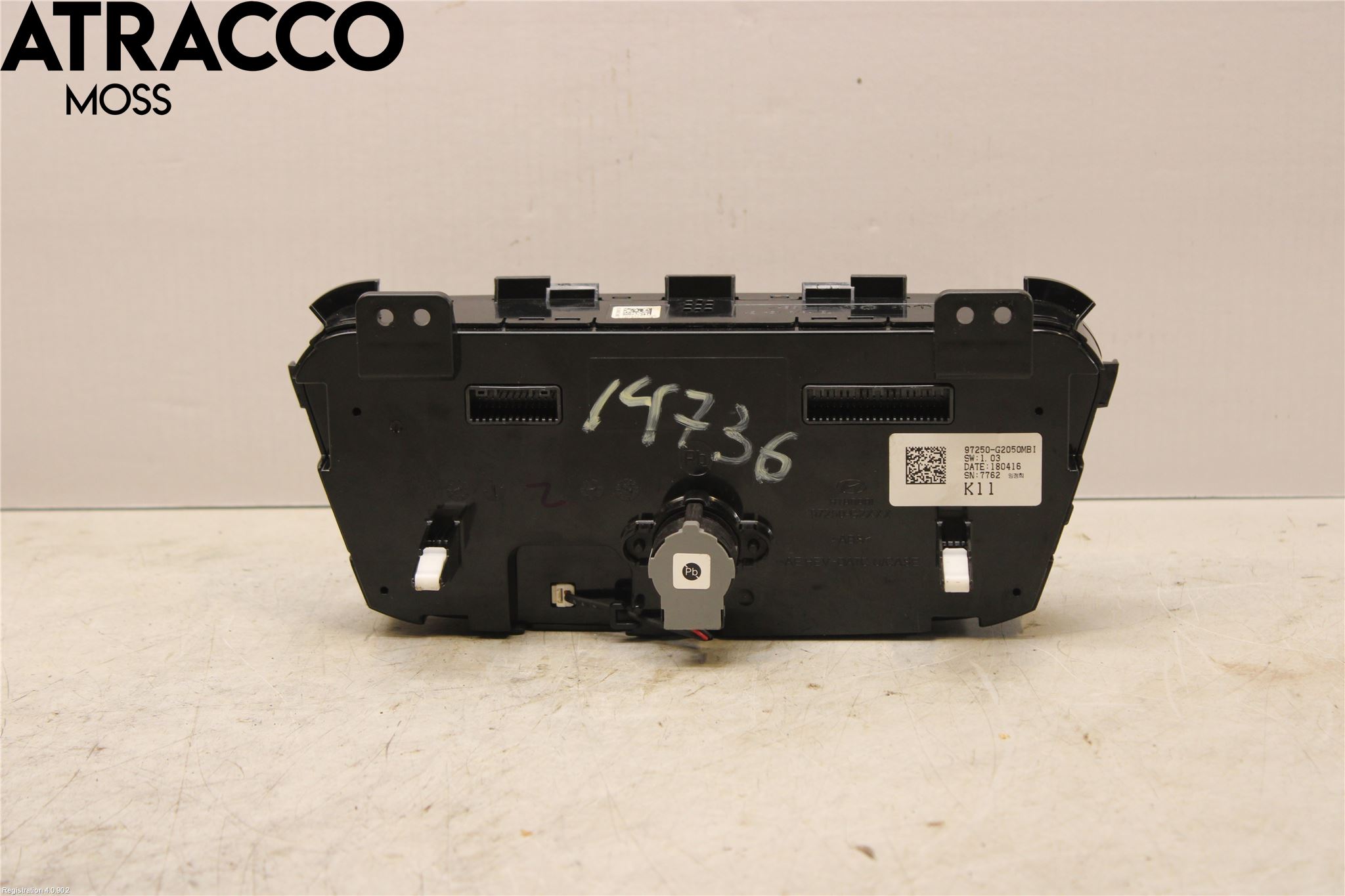 Hyundai IONIQ AE 17-22 Varme Ac Betjening-Display