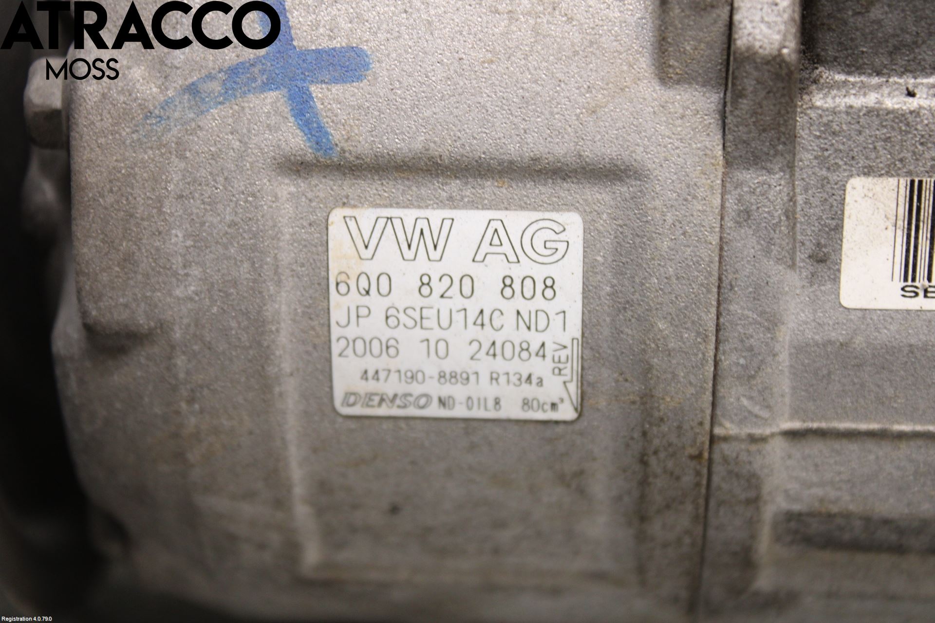 Volkswagen VW POLO 05-09 Varme Ac Kompressor