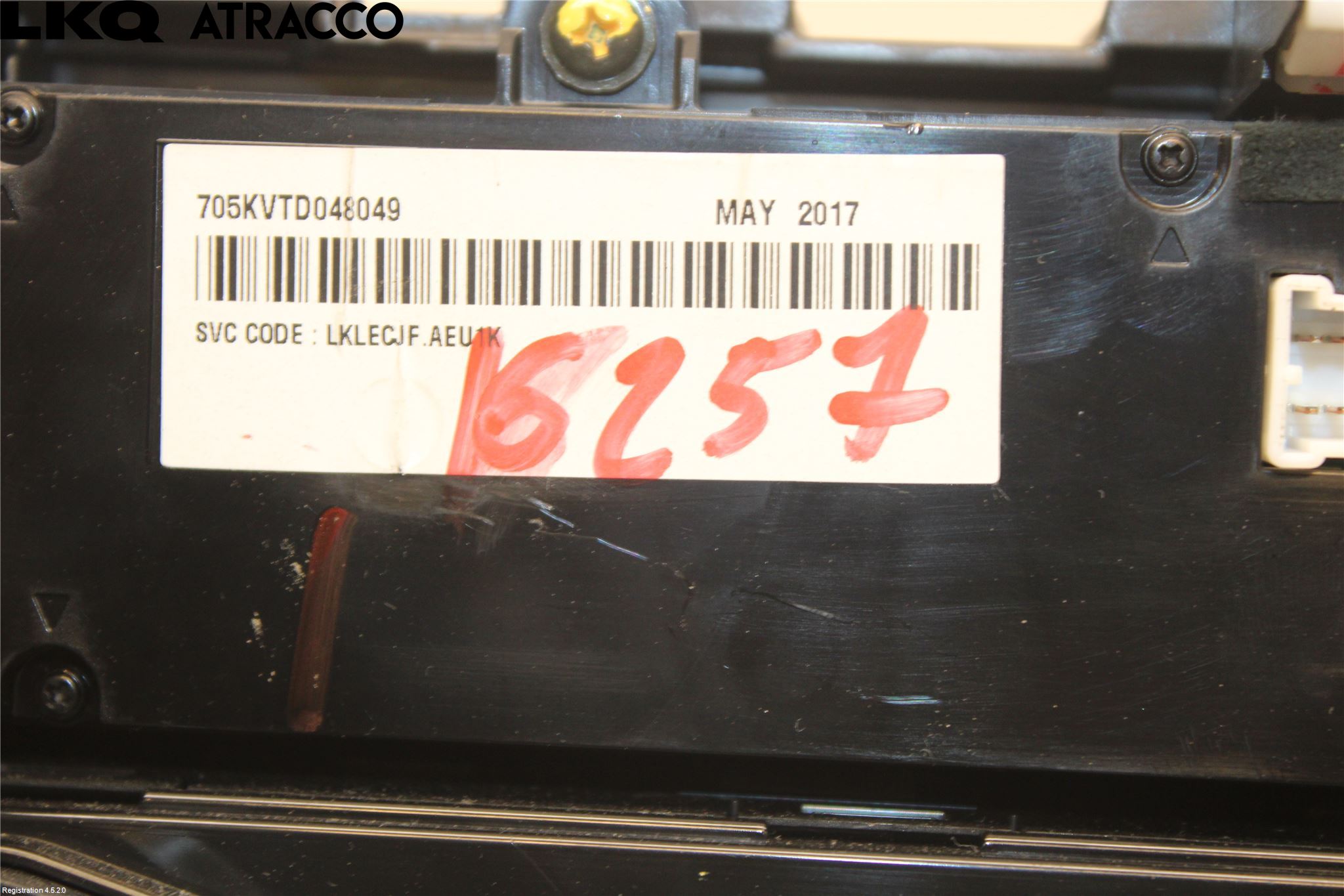 Kia OPTIMA 16-20 Varme Ac Betjening-Display