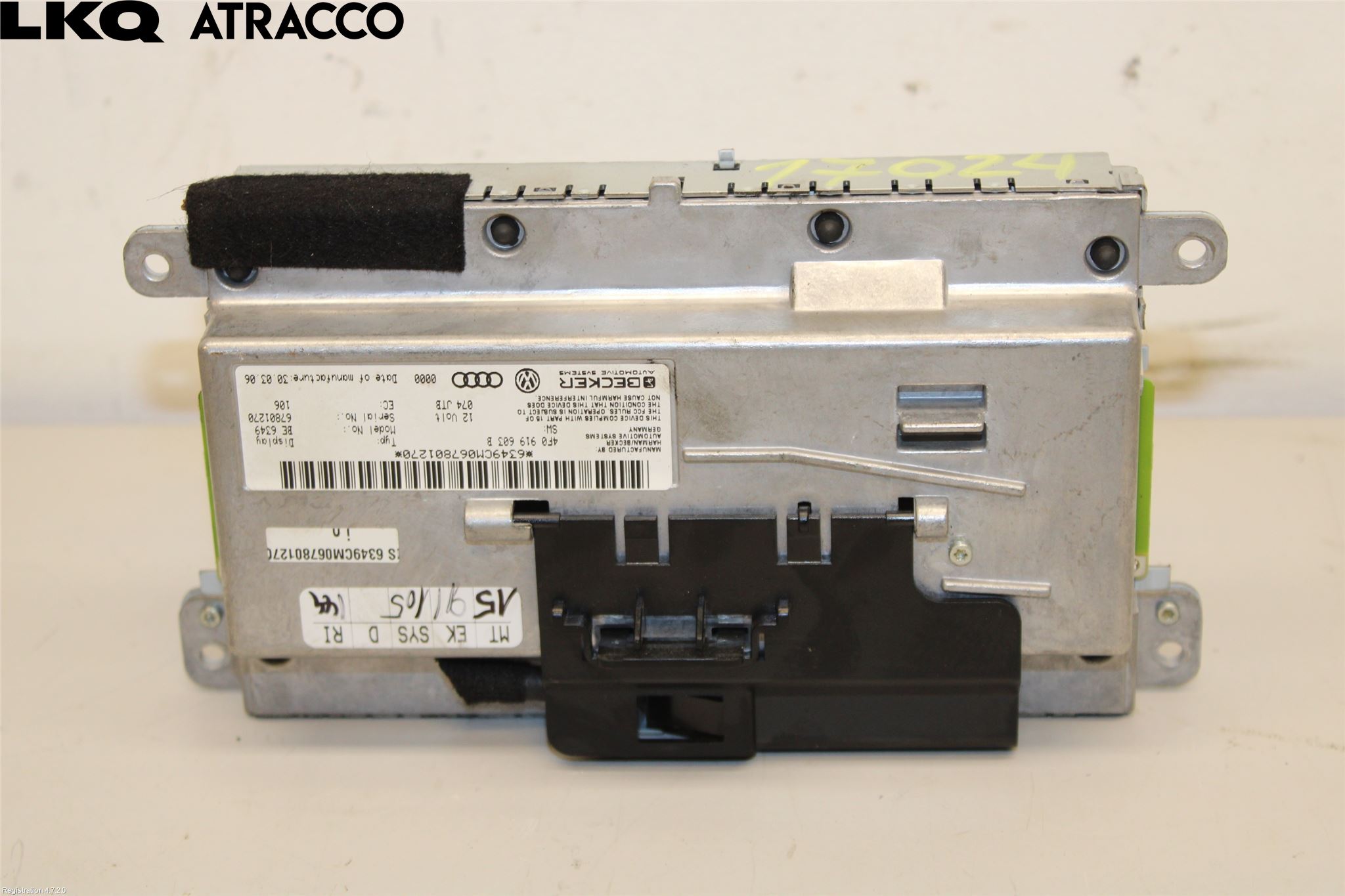 Biltillbehør-rekvisita Multifunktionsdisplay