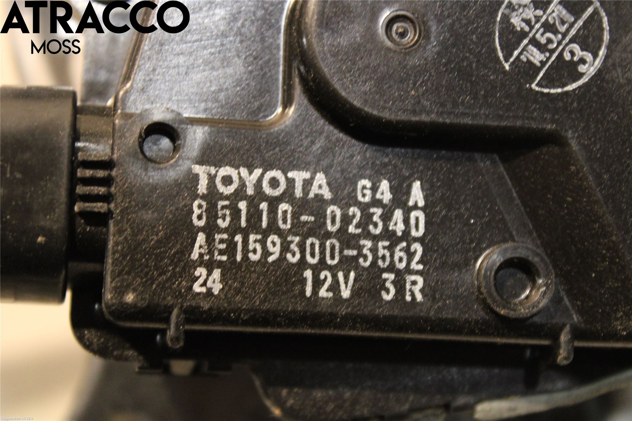 Toyota AURIS 13-19 Viskermotor Frontrute