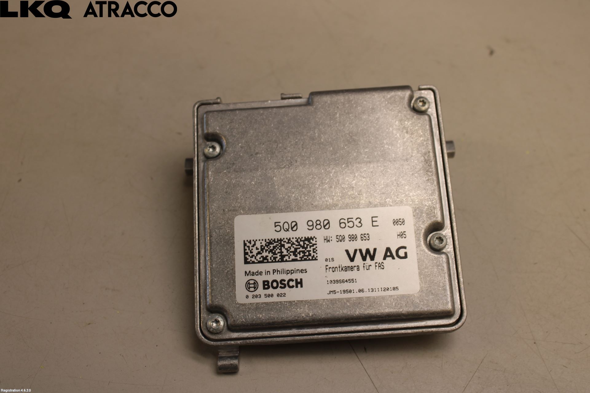 Volkswagen VW GOLF / E-GOLF VII 13-20 Sensor Kollisjonsbeskyttelse