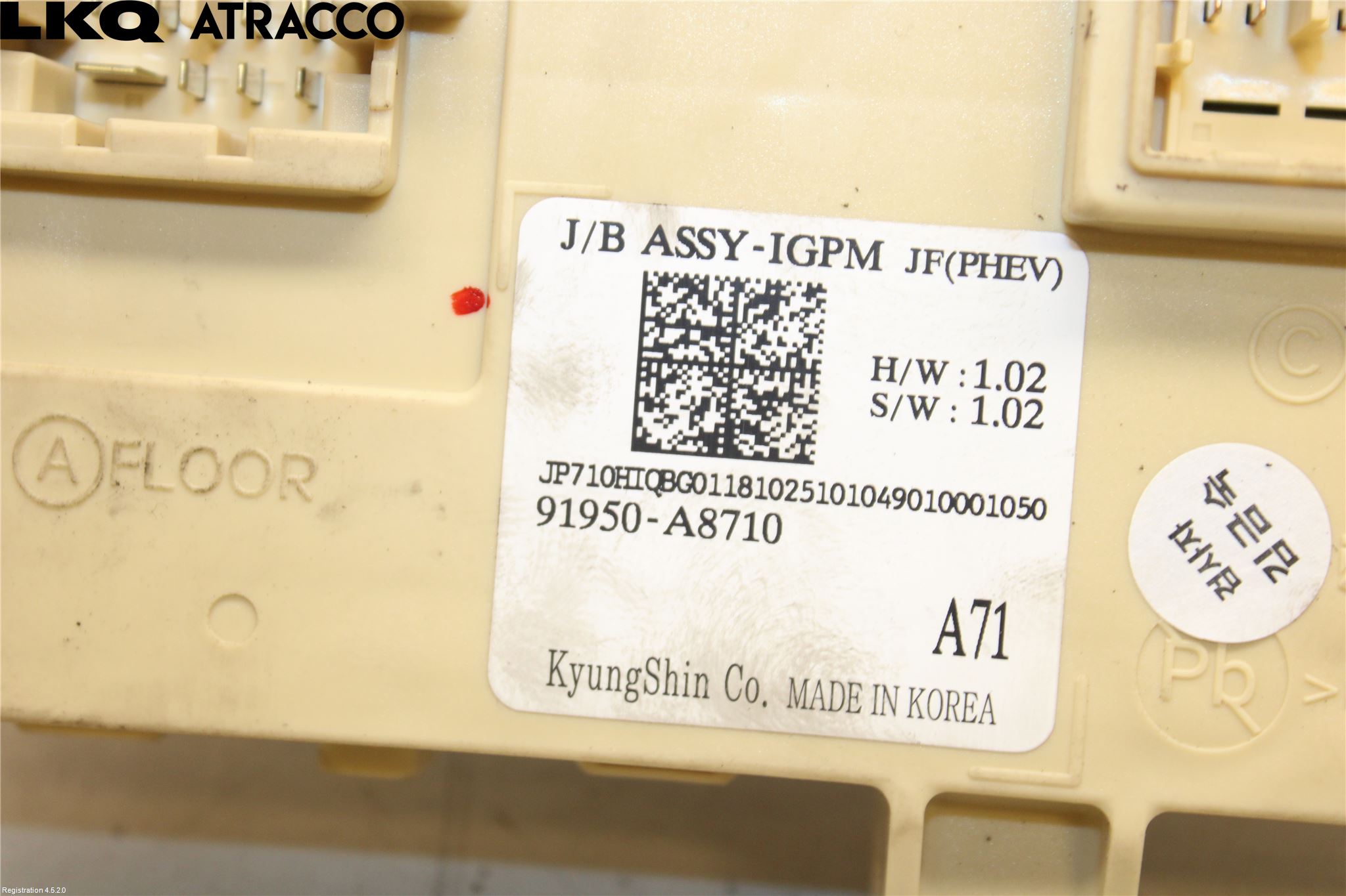 Kia OPTIMA 16-20 Sikringsboks - Elsentral